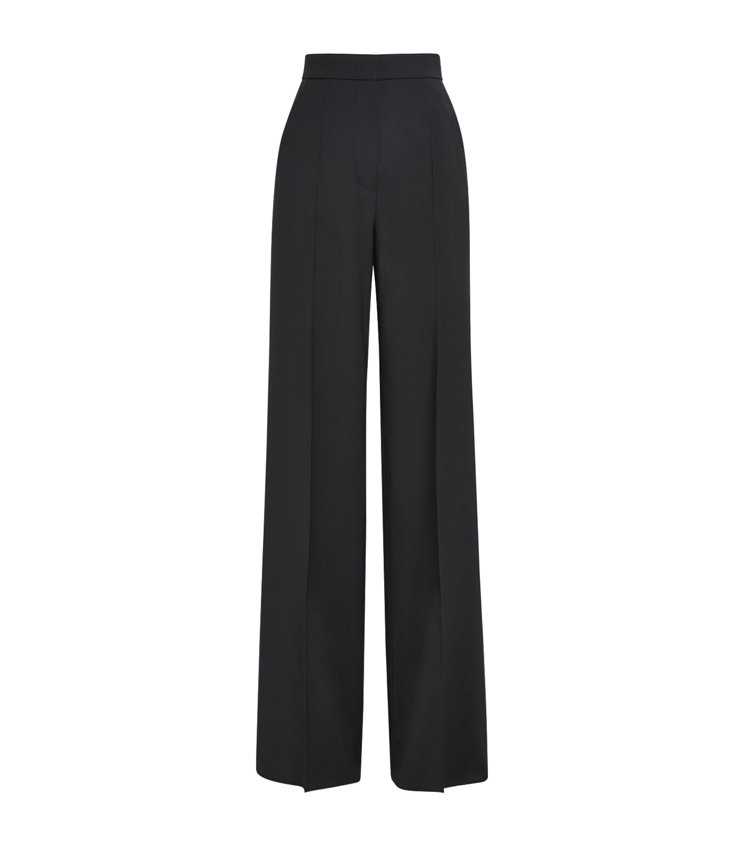 Wool Straight-Leg Trousers