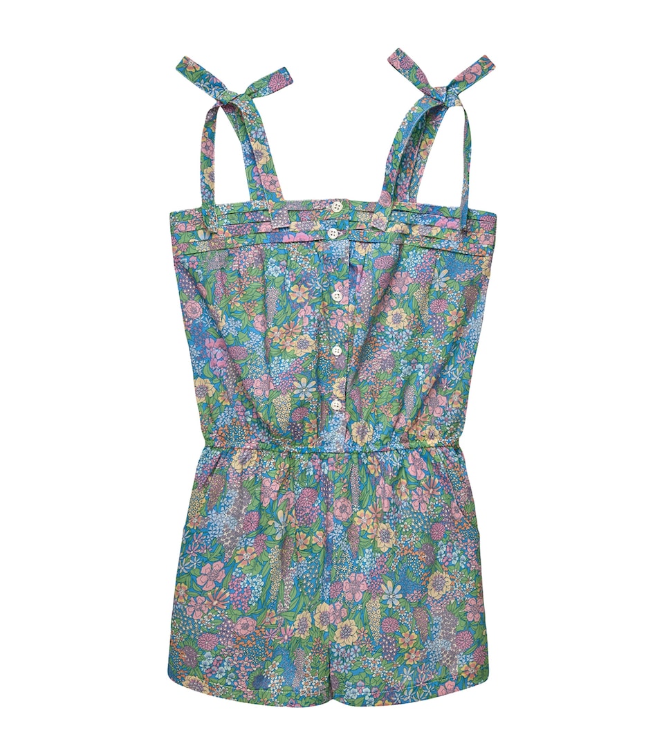 Trotters Liberty Print Ciara Playsuit (6-11 Years) Blue Ciara