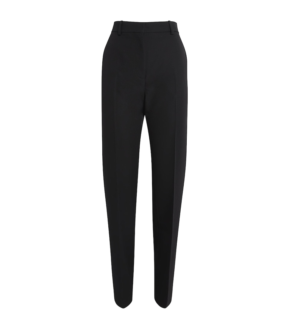 Virgin Wool Straight Trousers