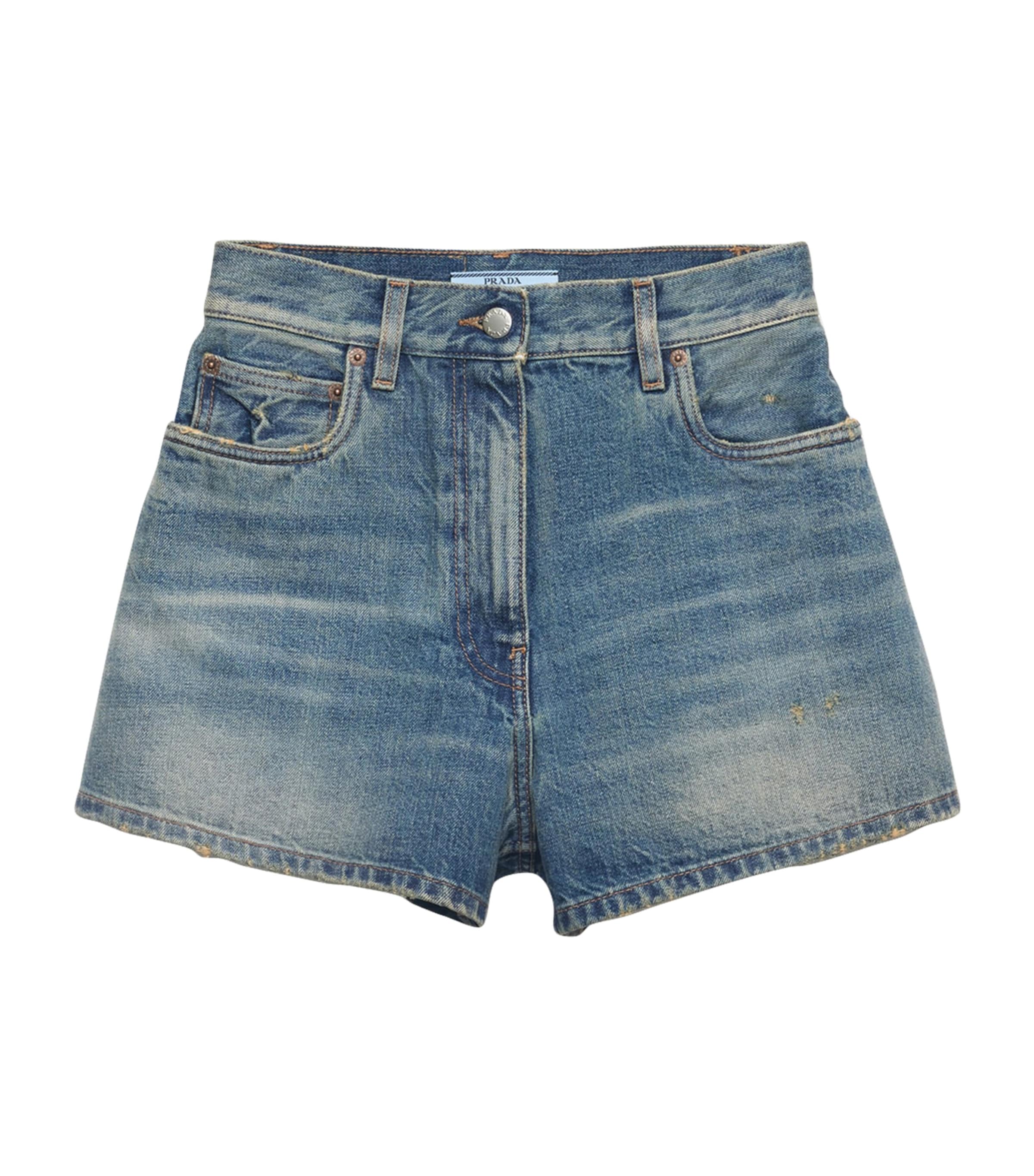 デニム・ジーパン VALENTINO GARAVANI Denim Shorts VALENTINO GARAVANI Embellished denim shorts | NET-A-PORTER