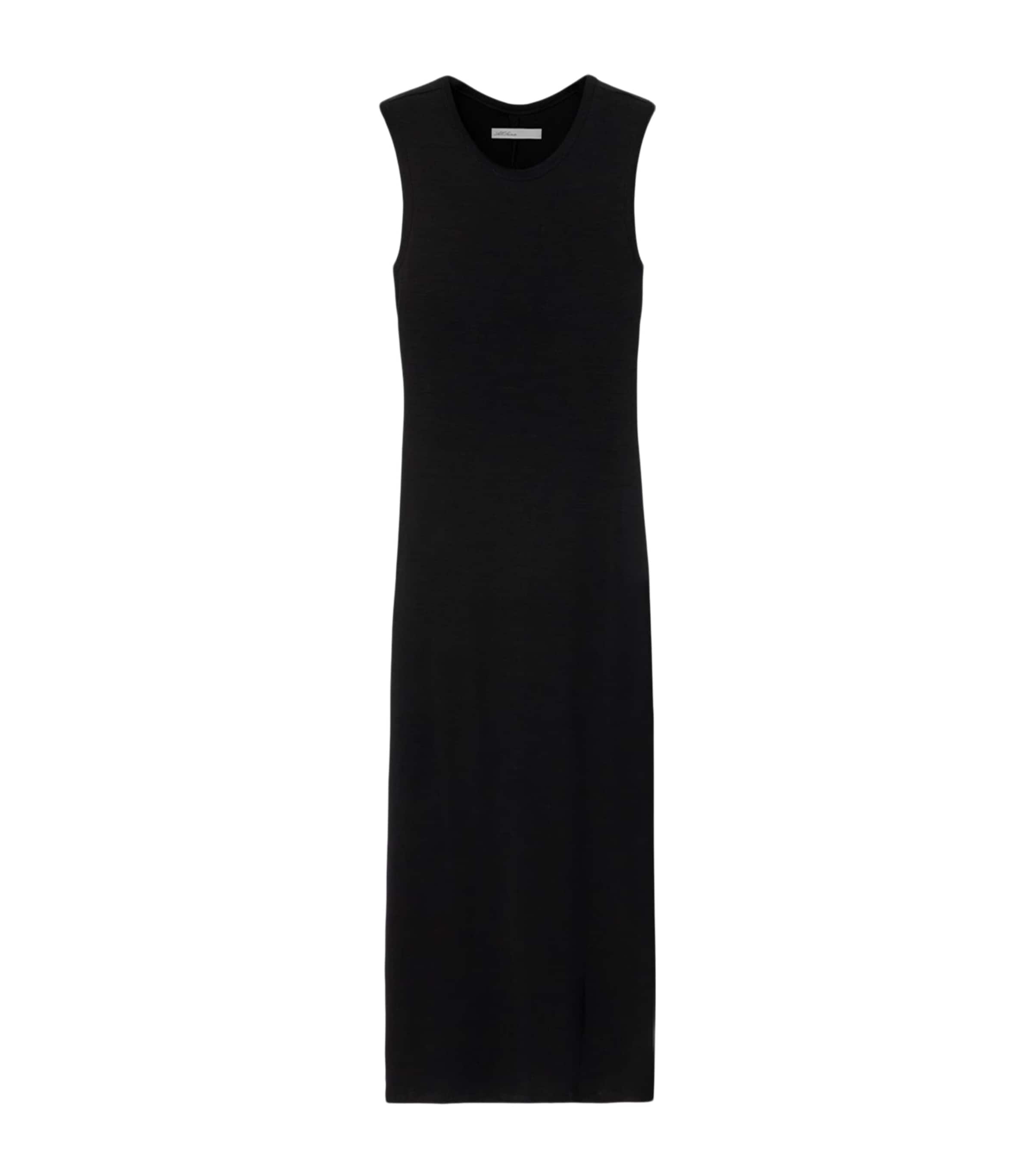 AllSaints Womens Jersey Ilia Midi Dress Black