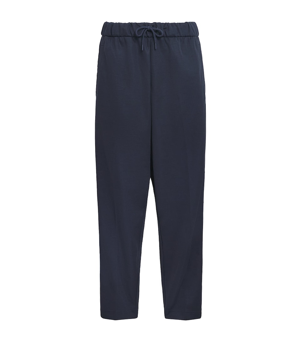 Fred Perry Mens Two-Tone Mesh Tape Sweatpants Dark Airforce