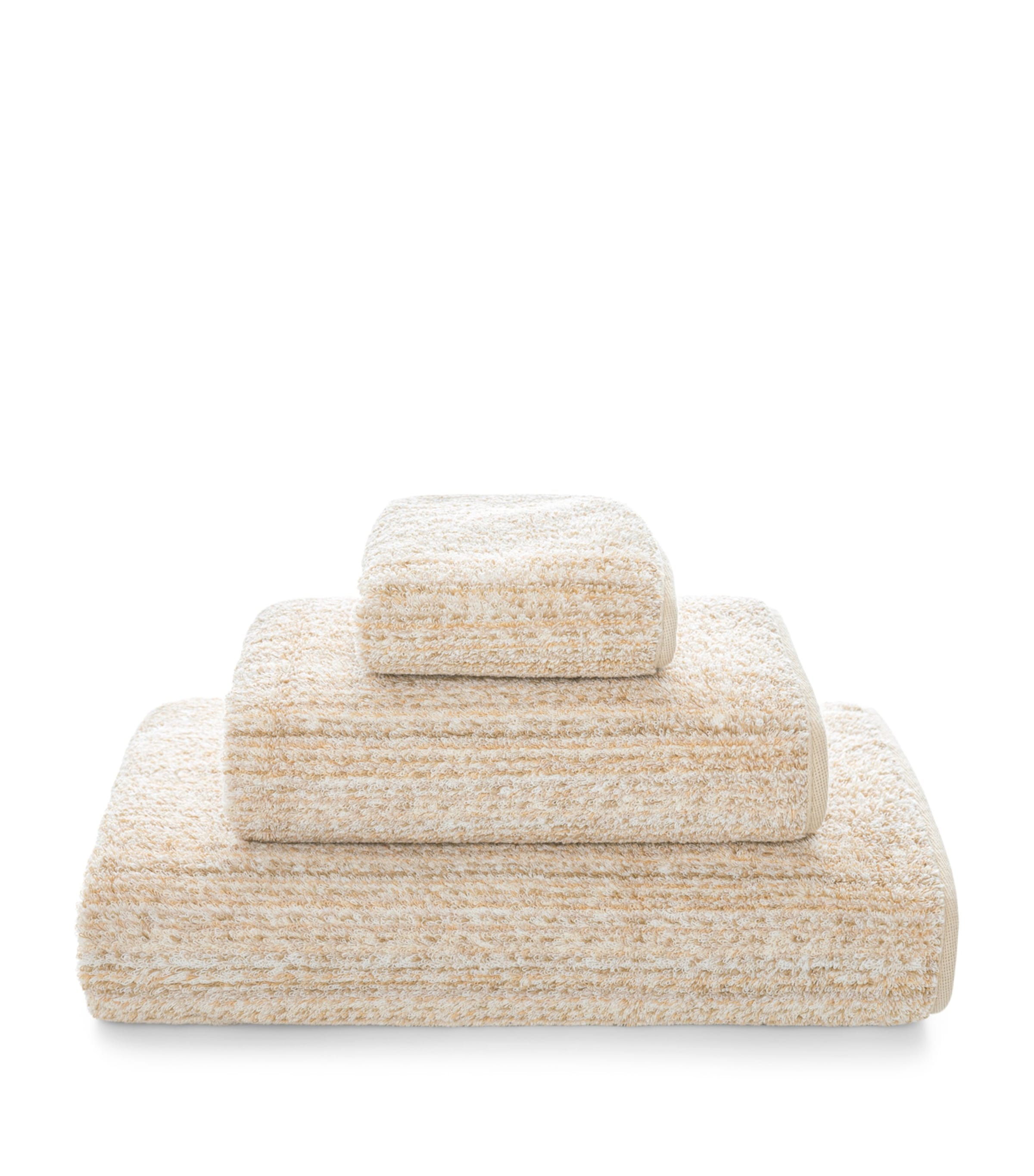 GRACCIOZA Cotton Porto Washcloth (30cm x 30cm) Snow/fog