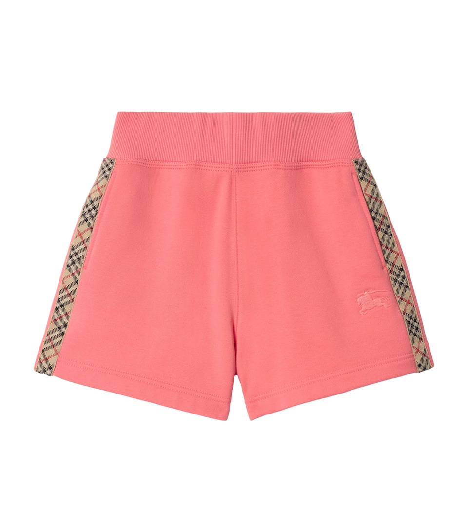 Cotton Check-Trim Shorts (14 Years)