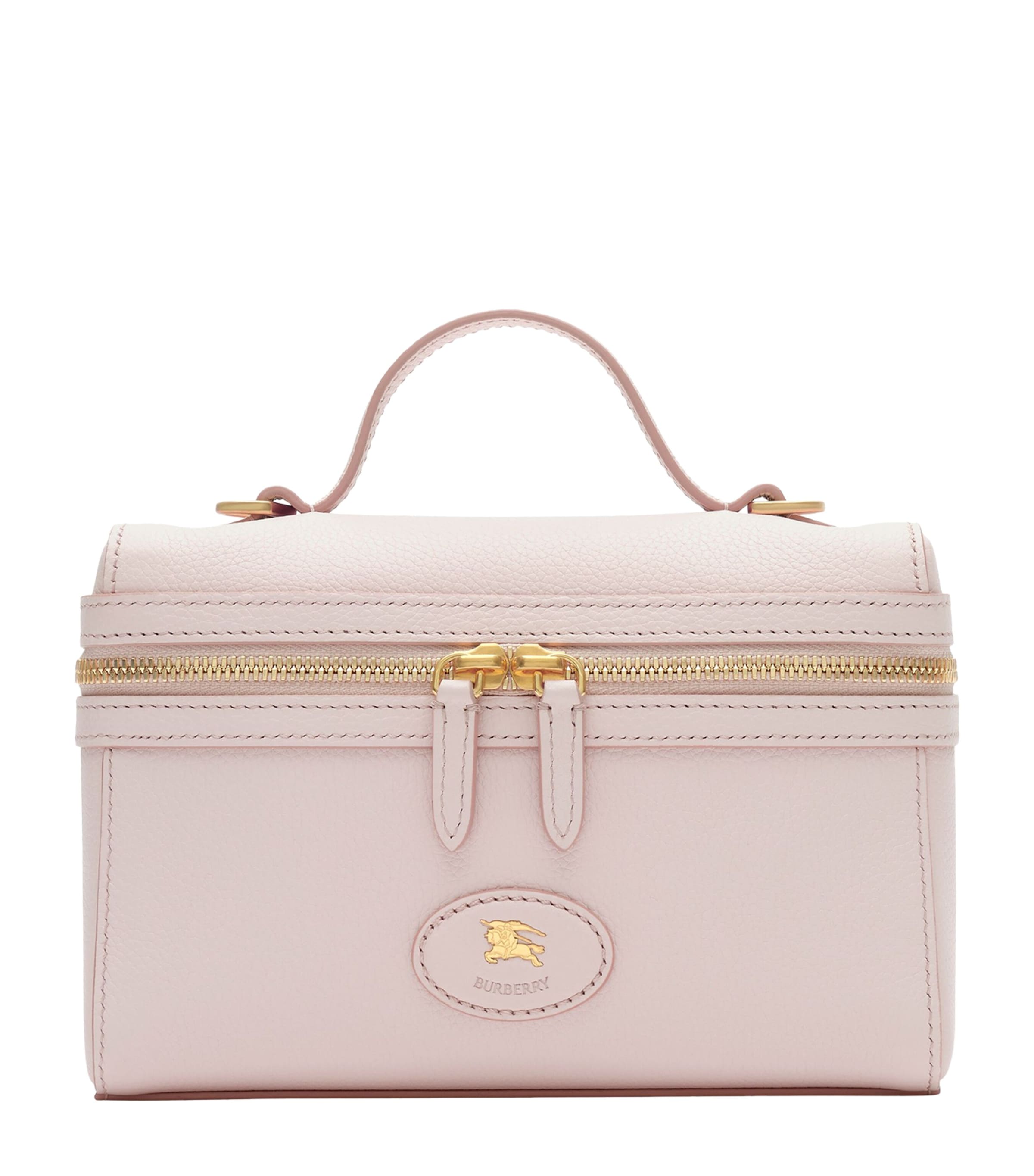 Burberry Leather Bloomsbury Vanity Bag Cameo Pink/mallow Pk