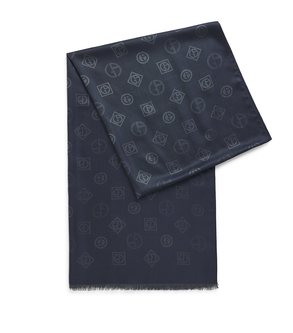 Silk Jacquard Stole Scarf