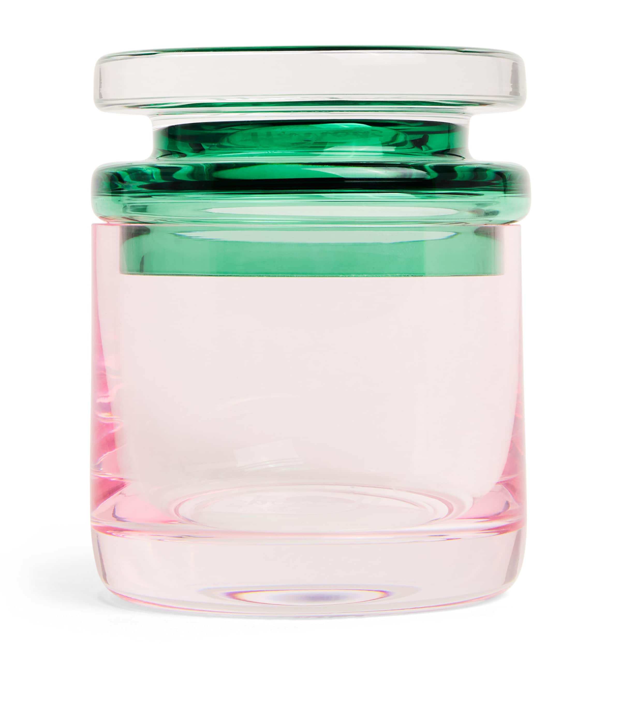 Harrods Small Glass Pot Clear