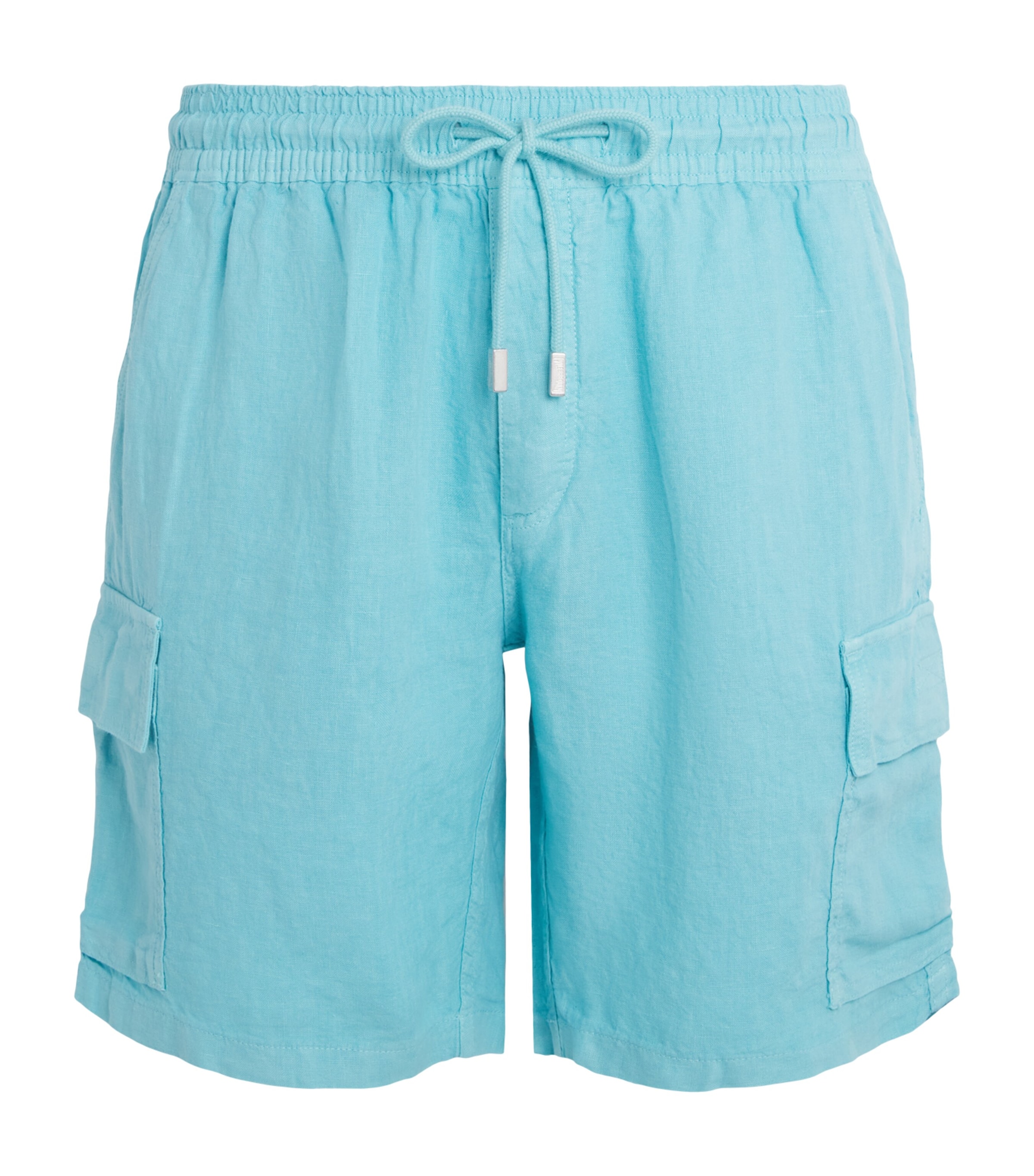 Vilebrequin Mens Linen Baie Cargo Shorts Pondichery