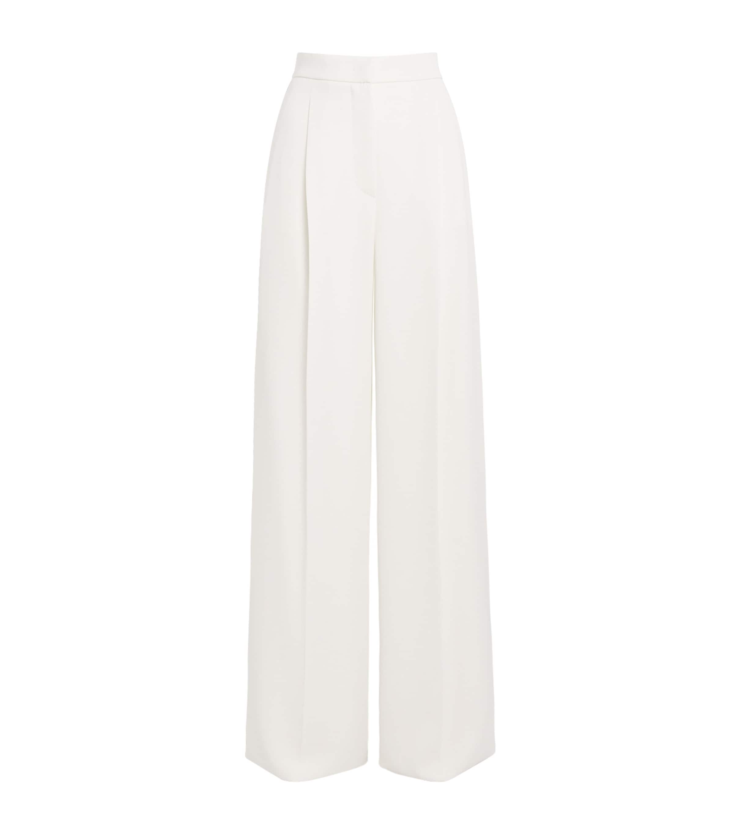 Compact Cady Wide-Leg Trousers