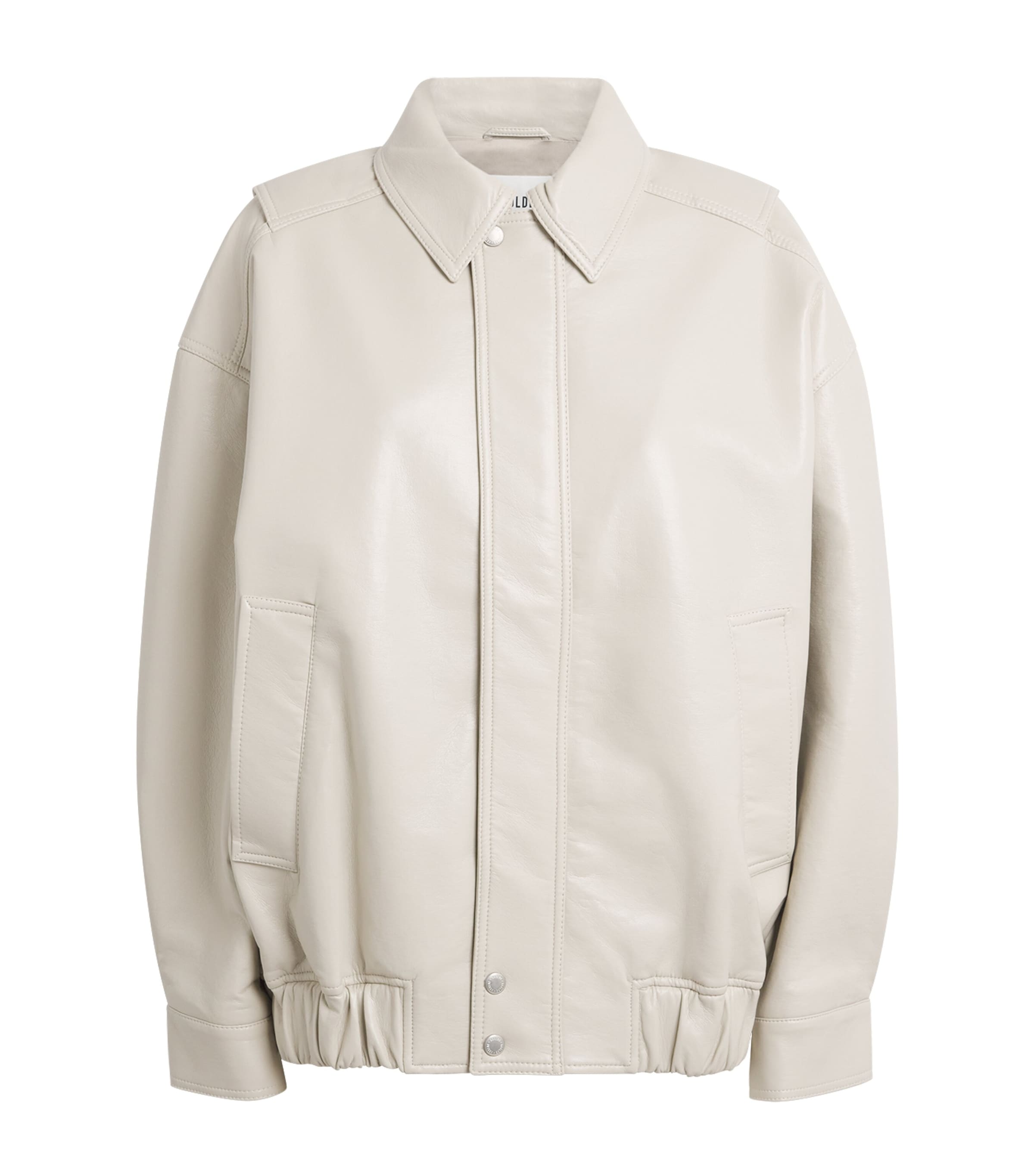 Recycled Leather Aston Bomber Jacket