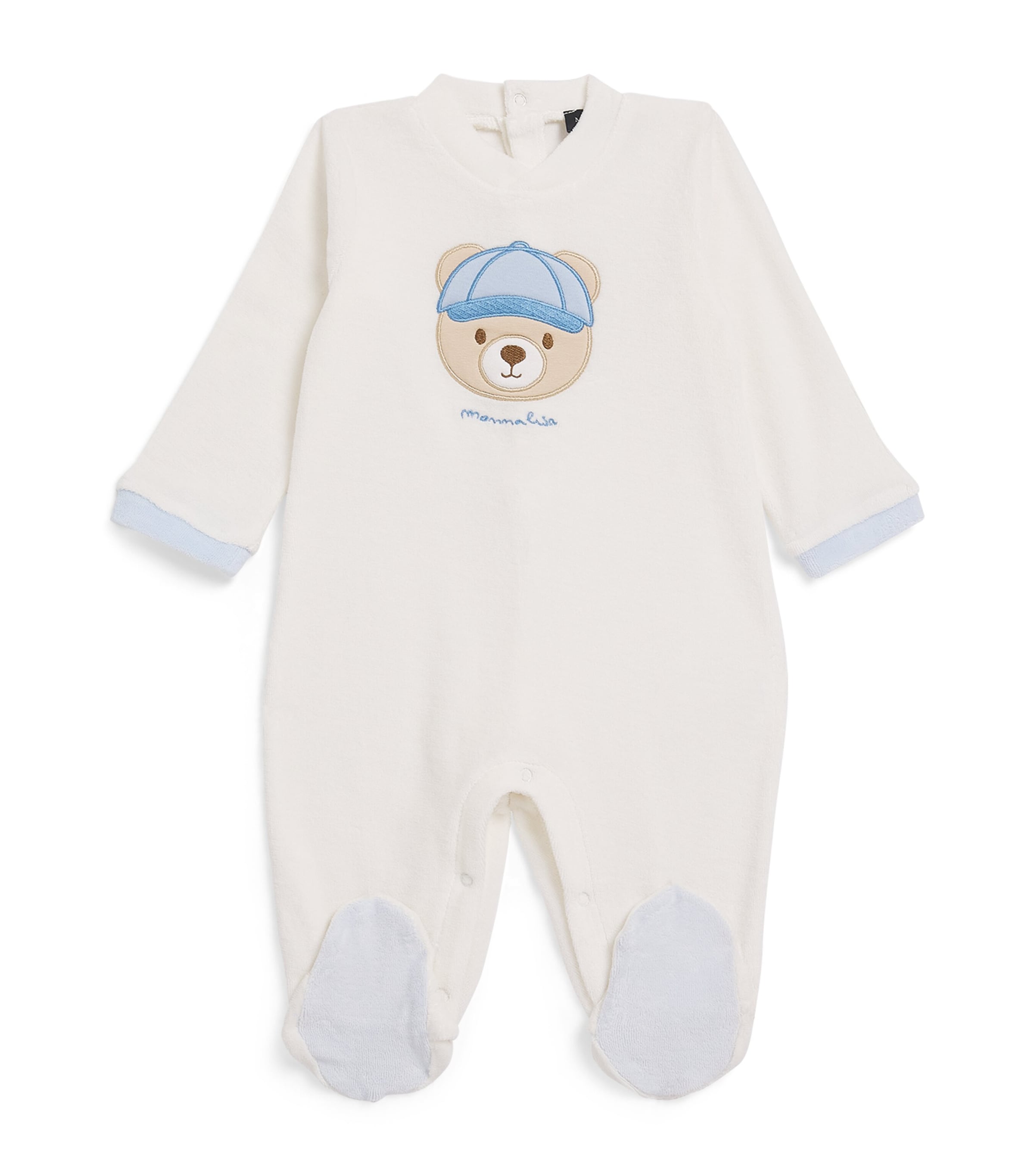 Monnalisa Cotton Bear All-In-One (1-9 Months) Panna