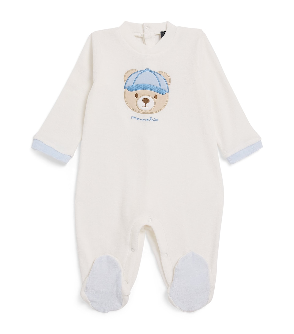 Monnalisa Cotton Bear All-In-One (1-9 Months) Panna