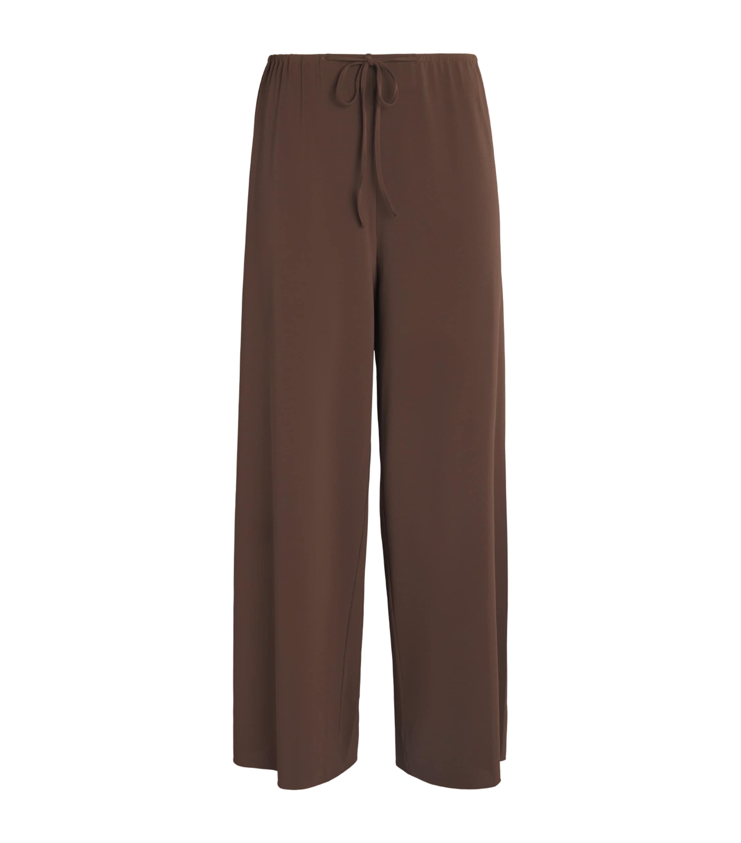 Eres Womens Drawstring Zelie Trousers Chocolat Noir