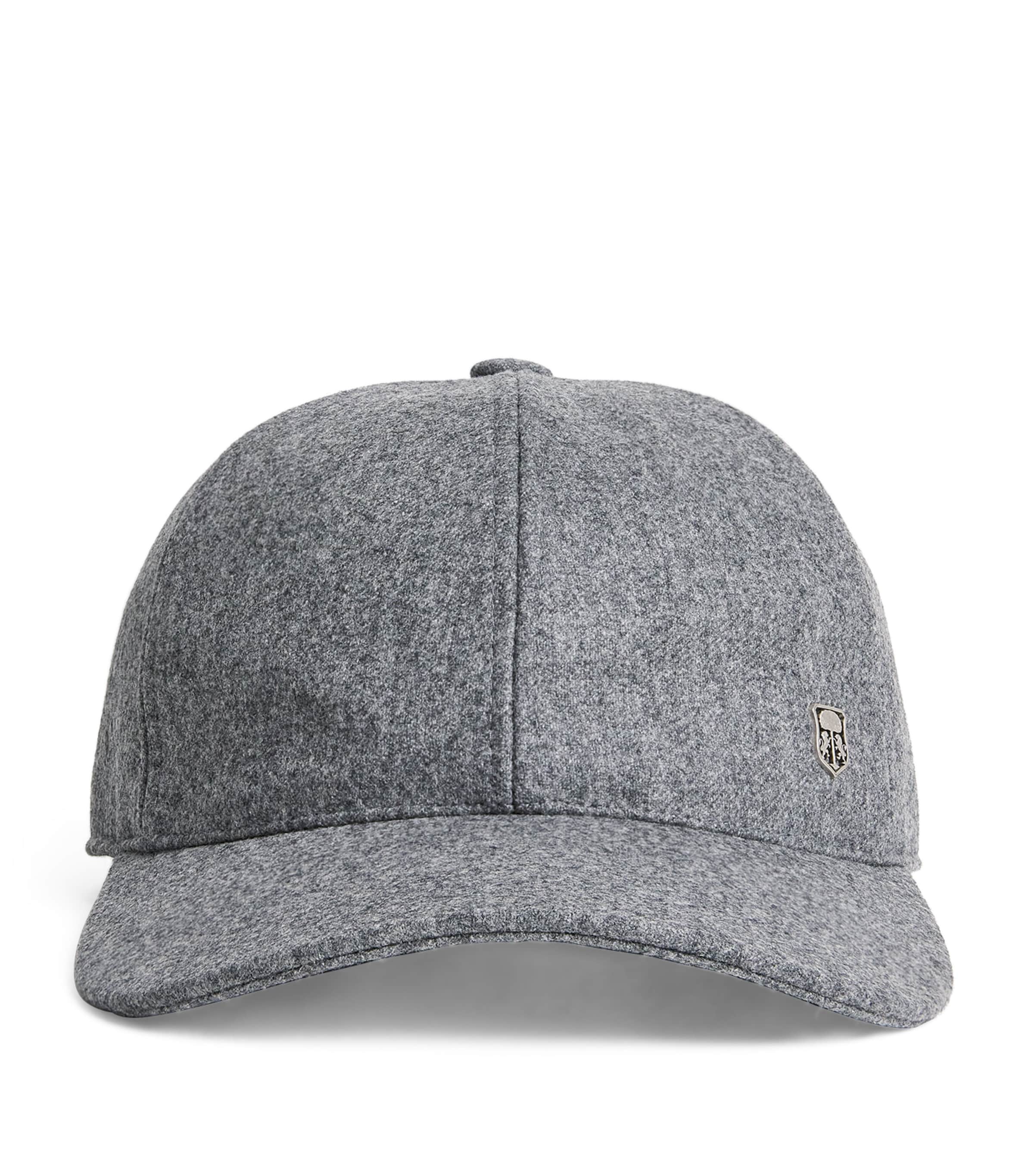 Virgin Wool Shield Baseball Cap