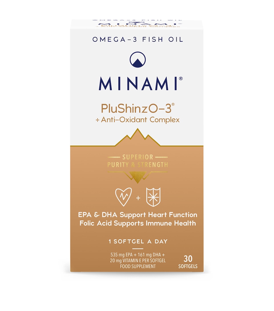 Minami PluShinzO-3 + Anti-Oxidant Complex (30 Softgel Tablets)