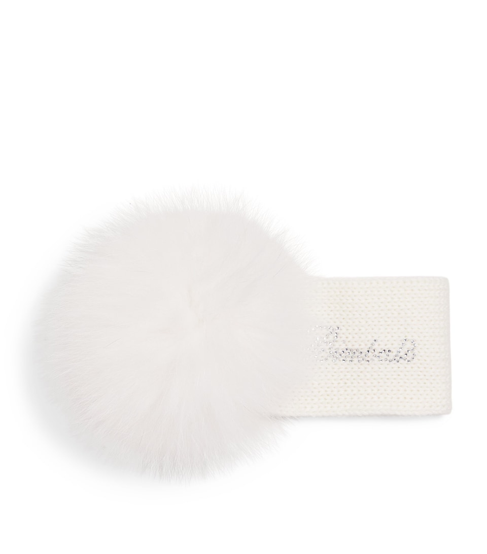 Wool-Blend Pom-Pom Headband