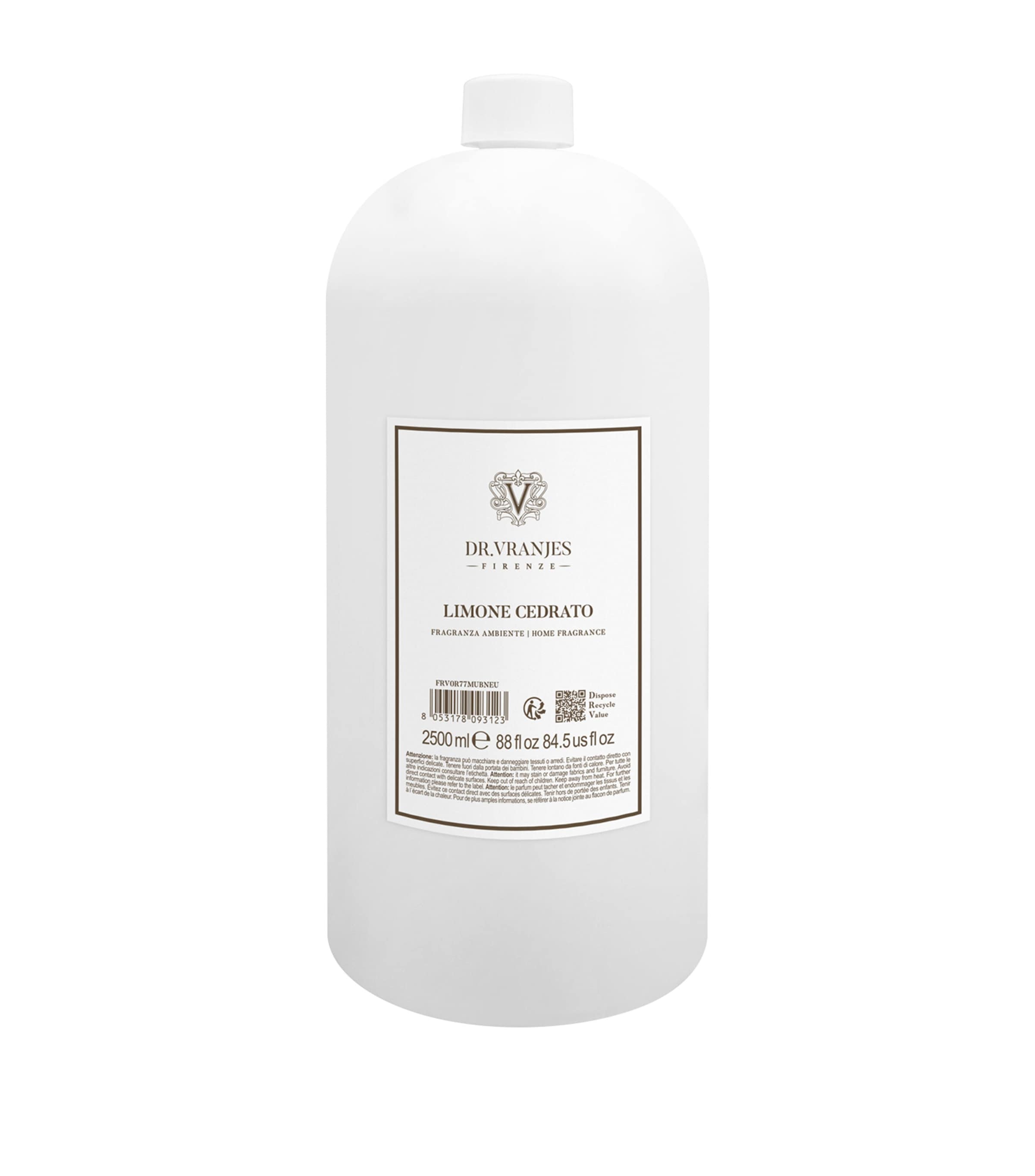 Dr. Vranjes Firenze Limone Cedrato Fragrance Diffuser (2.5L) - Refill Green