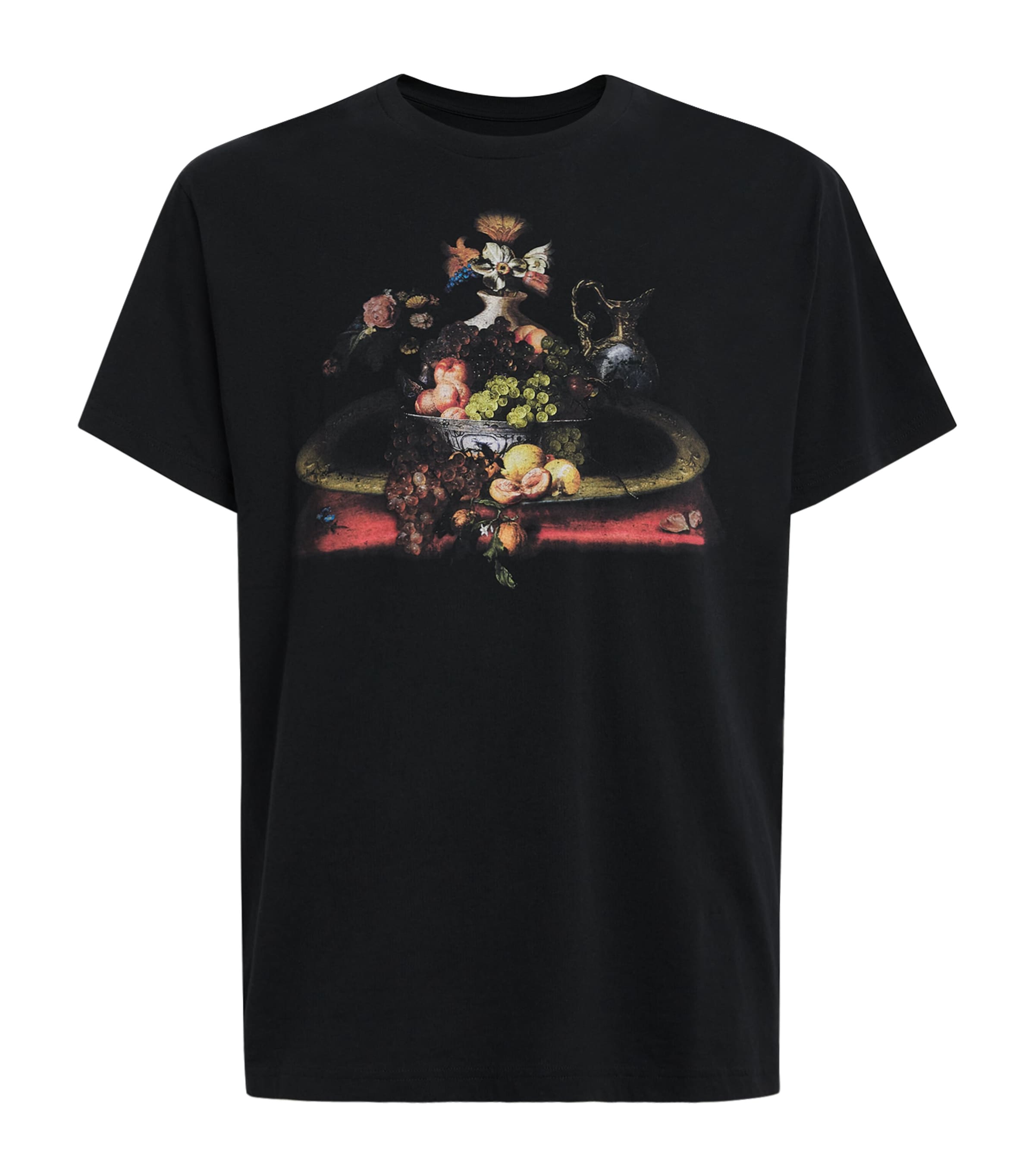 Vivienne Westwood Mens Cotton Still Life T-Shirt Black