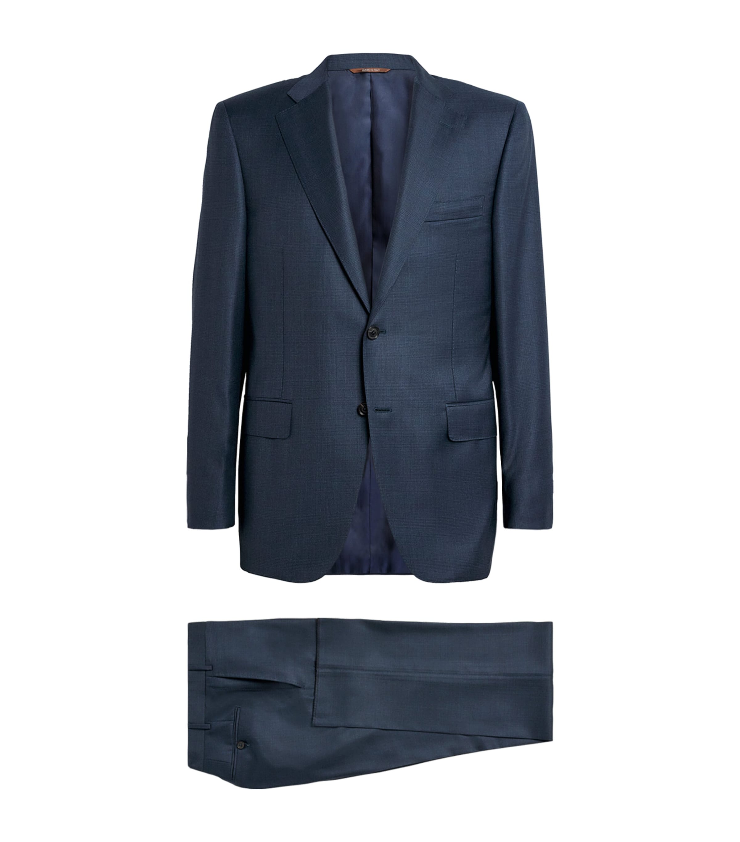 Wool Check 2-Piece Suit