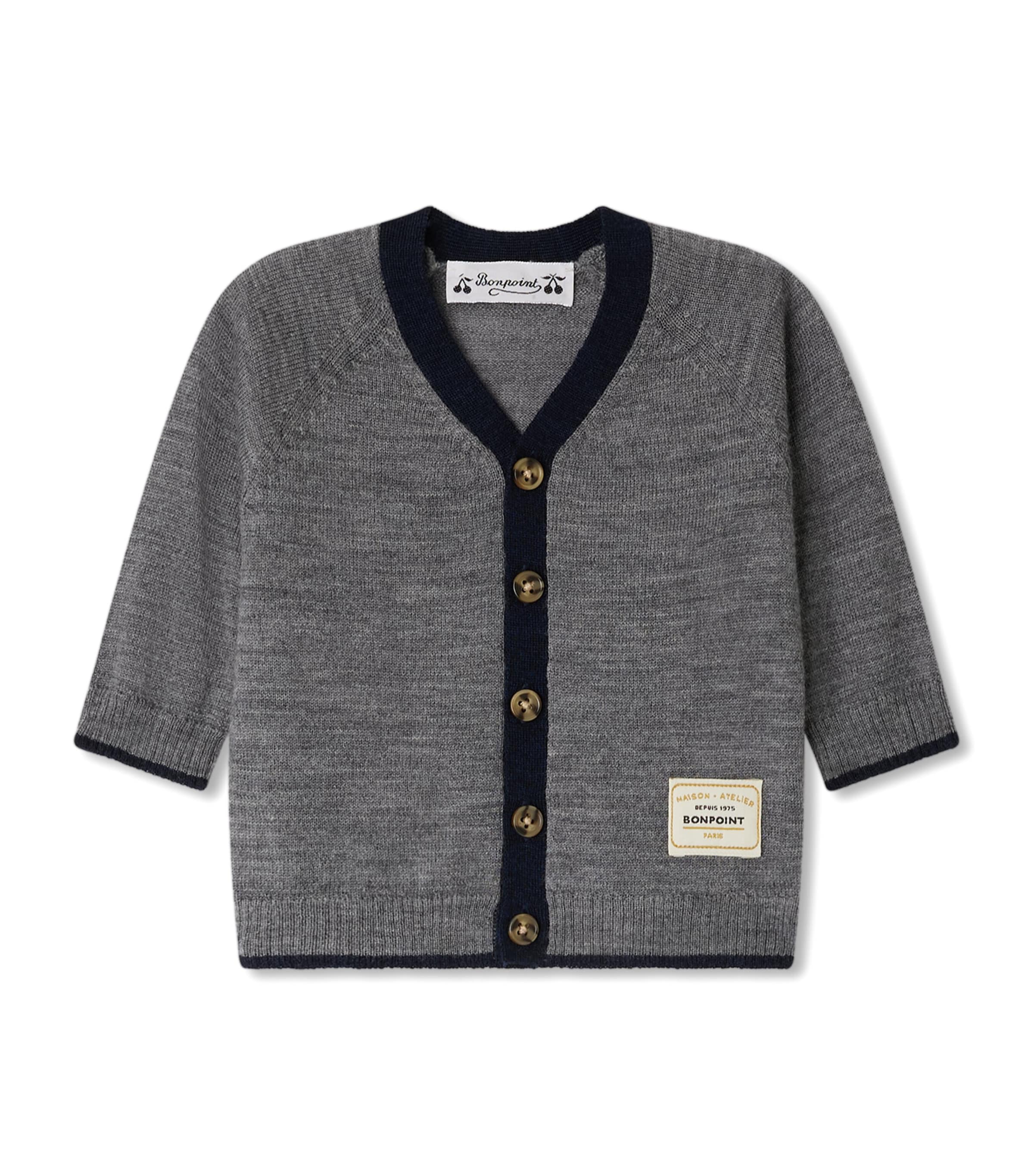 Wool Logo Cardigan (6-18 Months)