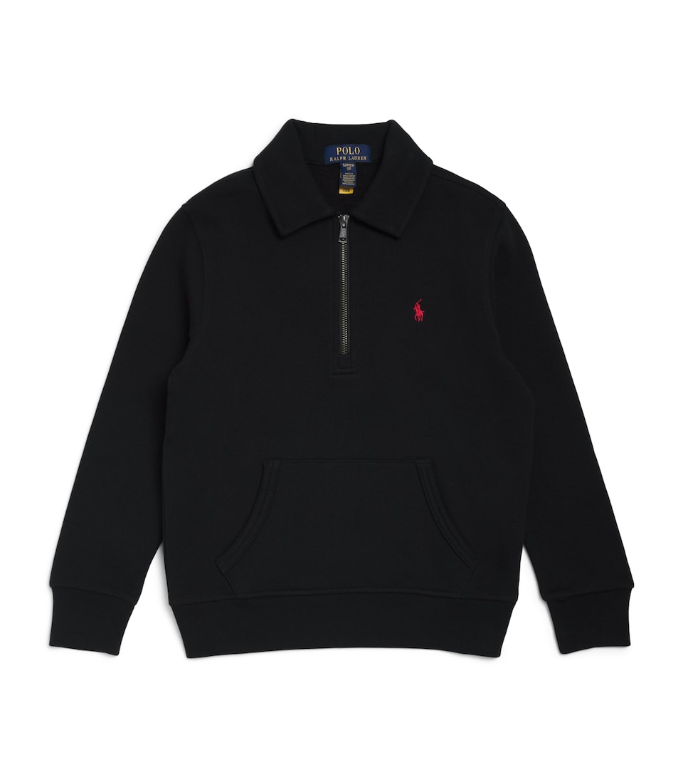 Ralph Lauren Kids Cotton Quarter-Zip Sweater (6-13 Years) Polo