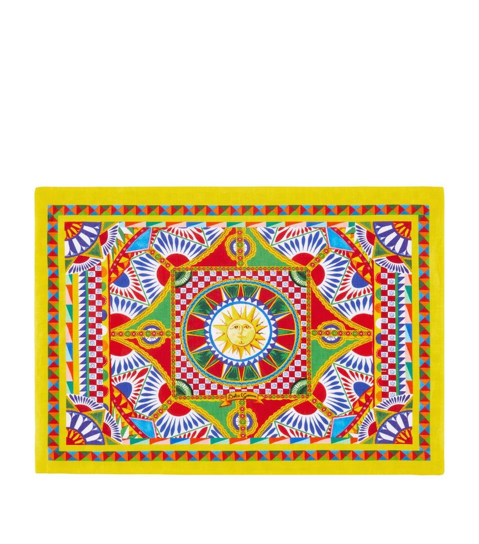 Linen Carretto Placemat and Napkin Set
