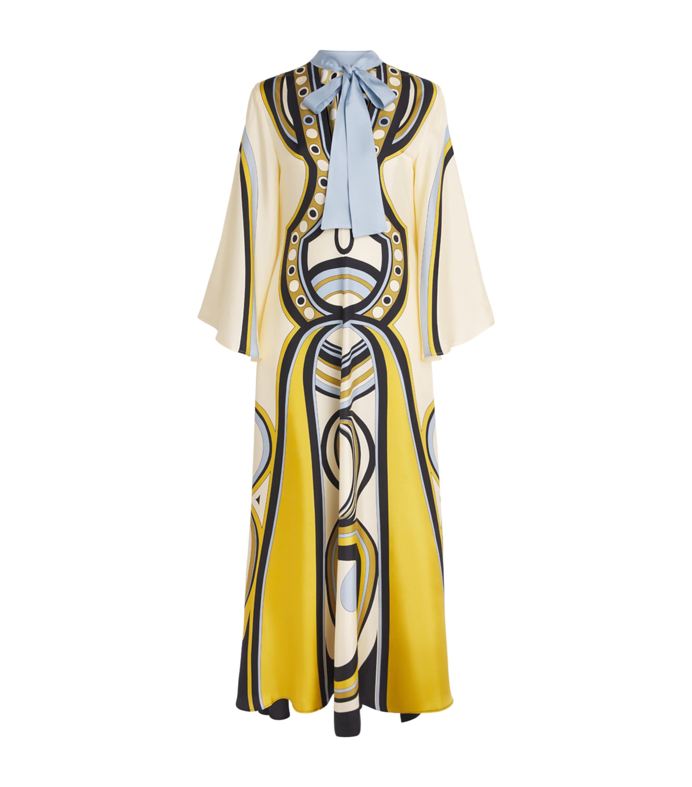 La Doublej Womens Silk Magnifico Maxi Dress Placée