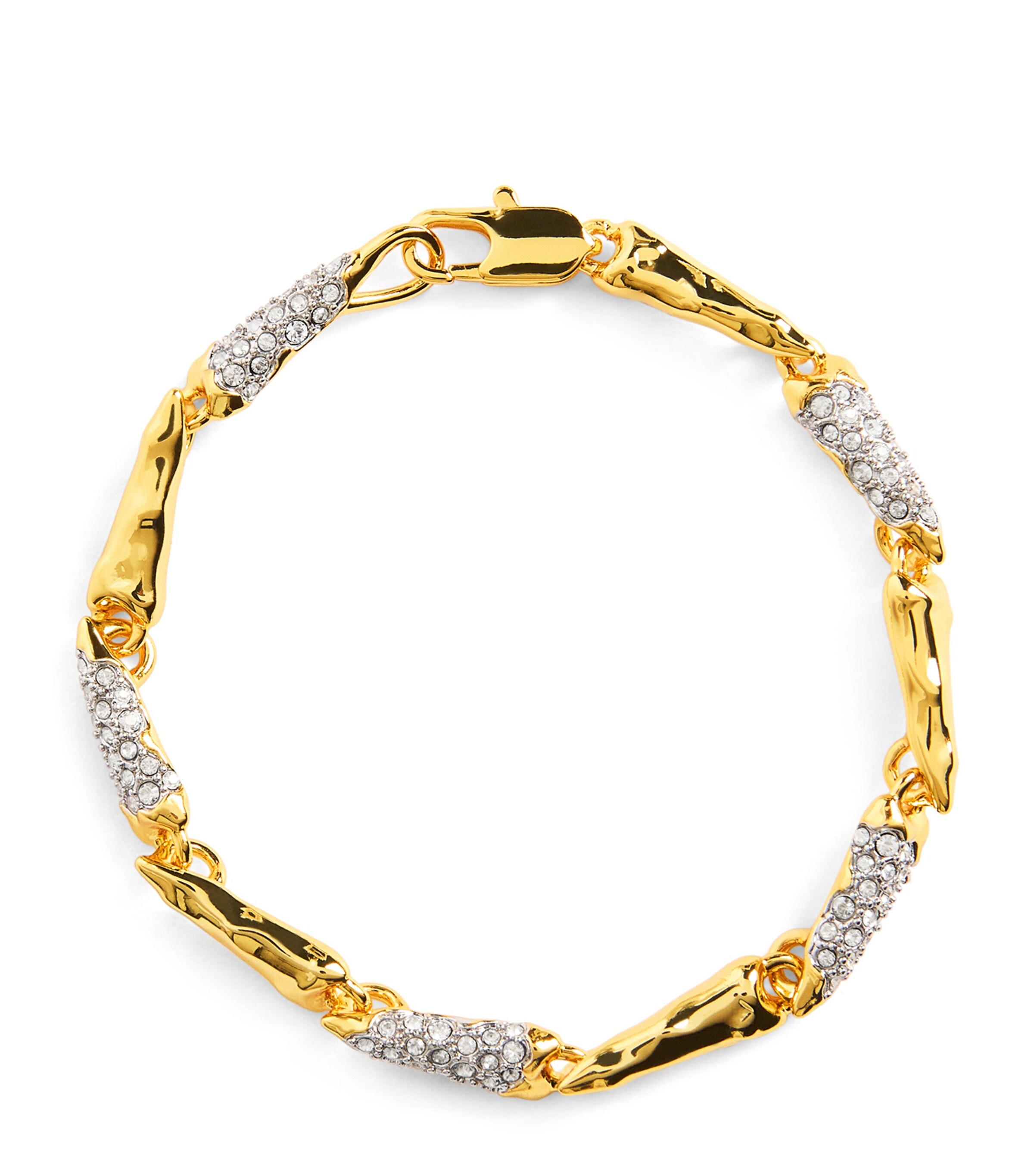 Gold-Plated Solanales Dewdrop Bracelet
