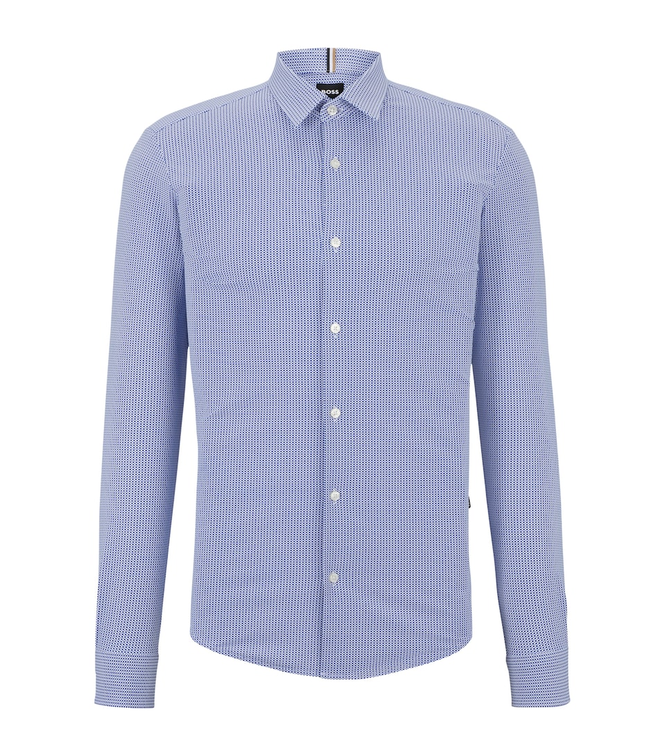 Performance-Stretch Jersey Printed Shirt