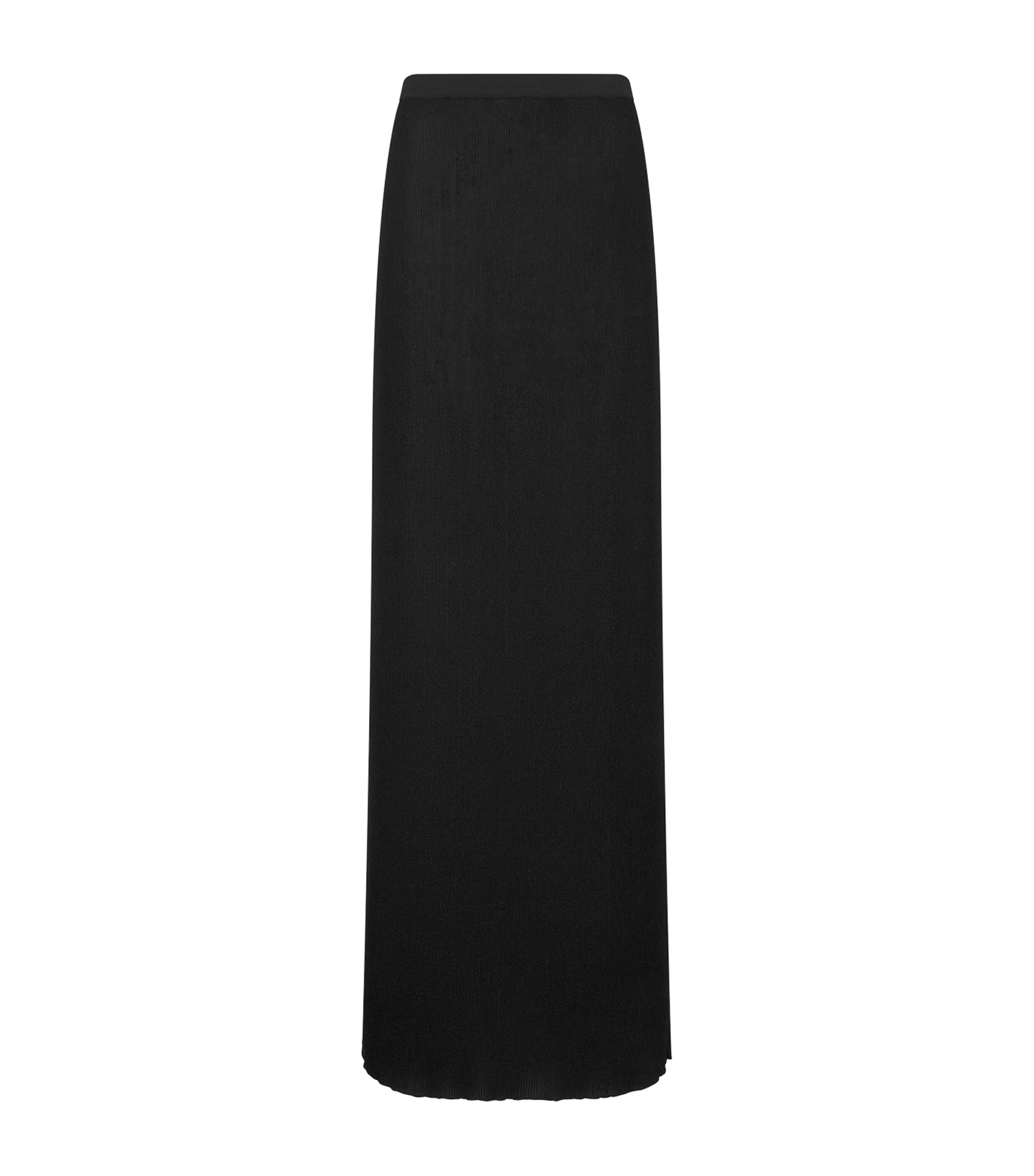 TOM FORD Womens Micro-Sequin Knitted Maxi Skirt Naa