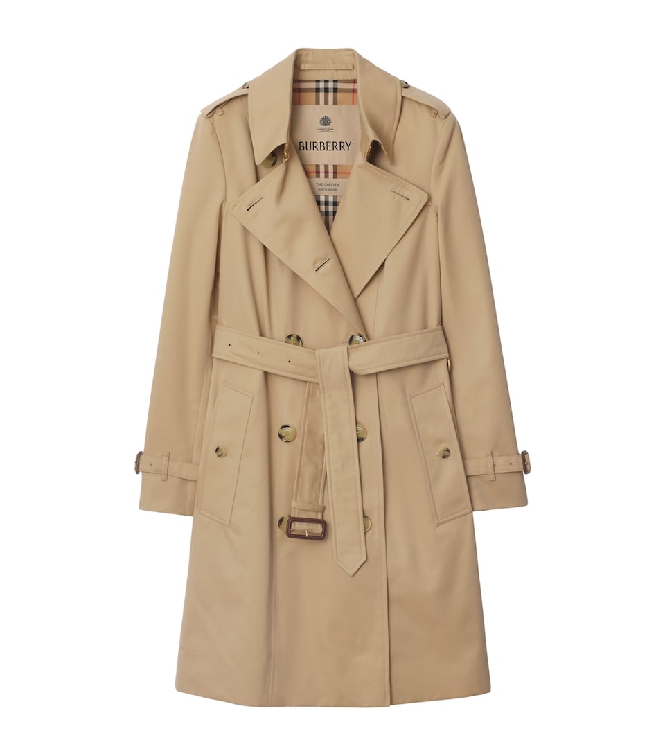 Gabardine Mid-Length Chelsea Heritage Trench Coat