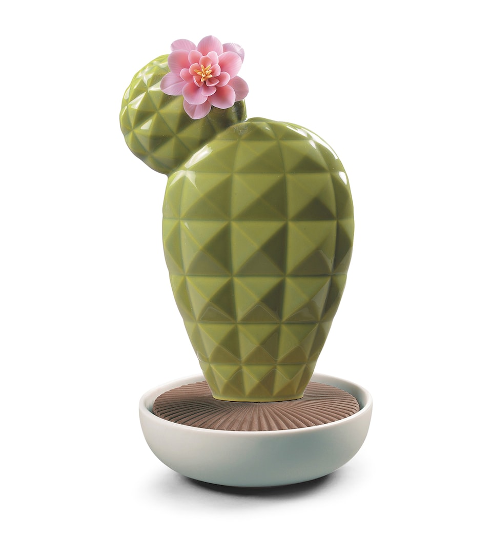 Lladró Opuntia Cactus Diffuser (200ml) Green