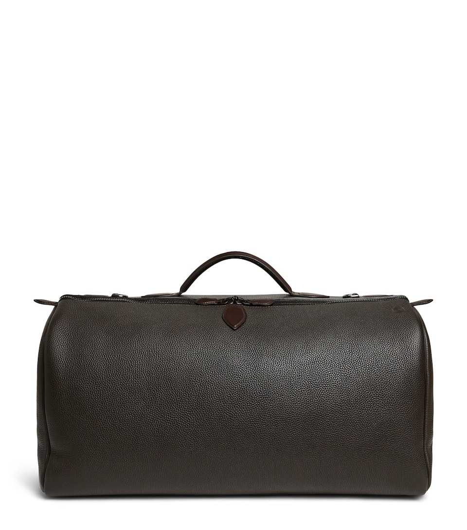 Purdey Leather Duffle Holdall Dbr