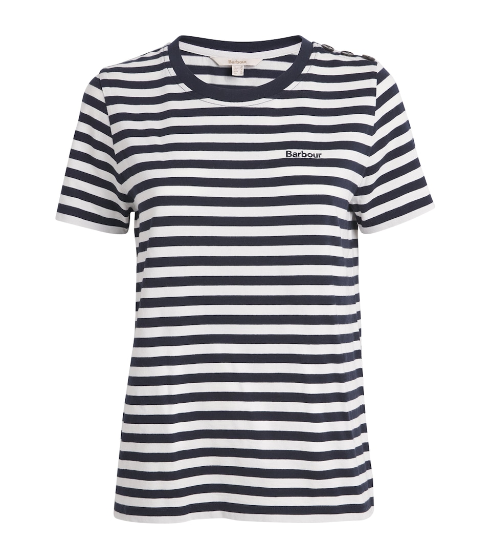 Cotton Stripe Ferryside T-Shirt