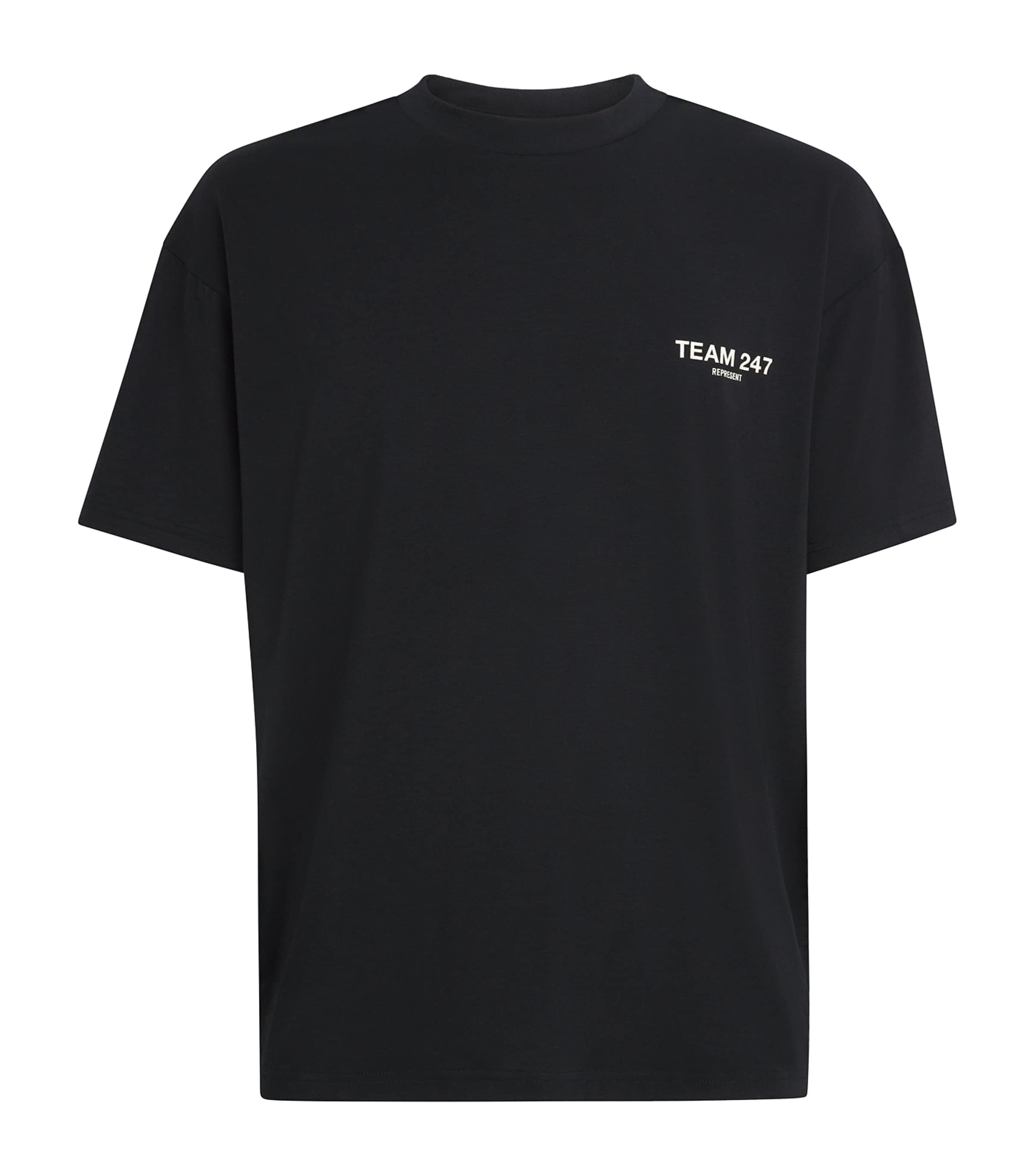 Represent 247 Mens Team 247 T-Shirt Jet Black