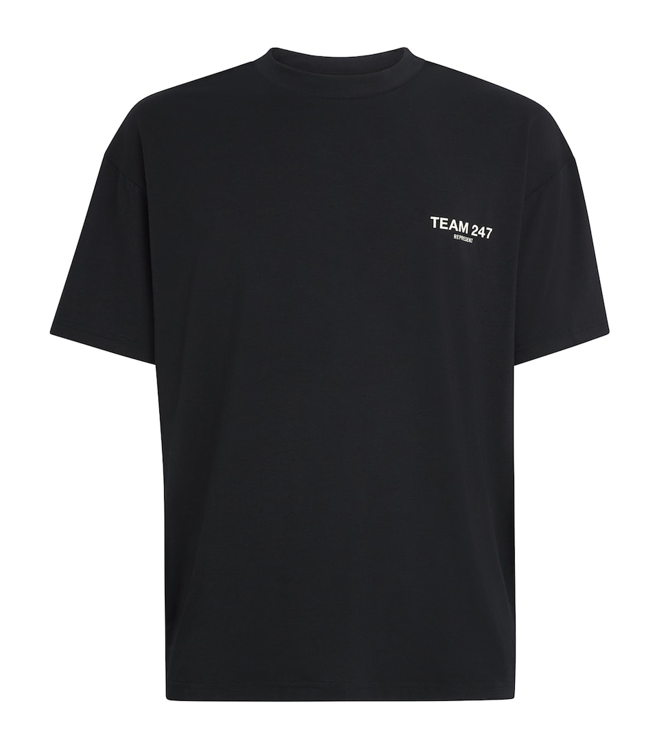 Represent 247 Mens Team 247 T-Shirt Jet Black