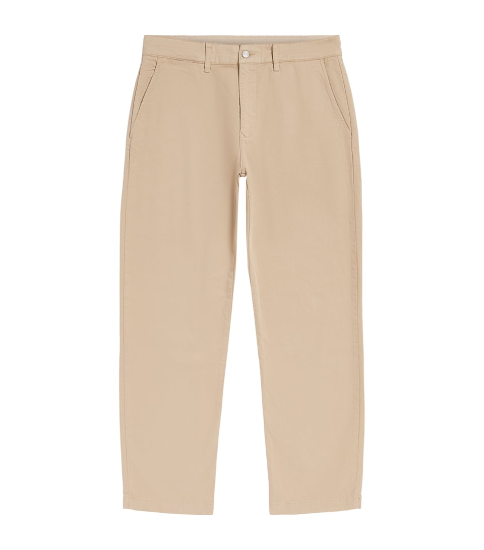 NN.07 Mens Stretch-Organic Cotton Aden Chinos Khaki Beige