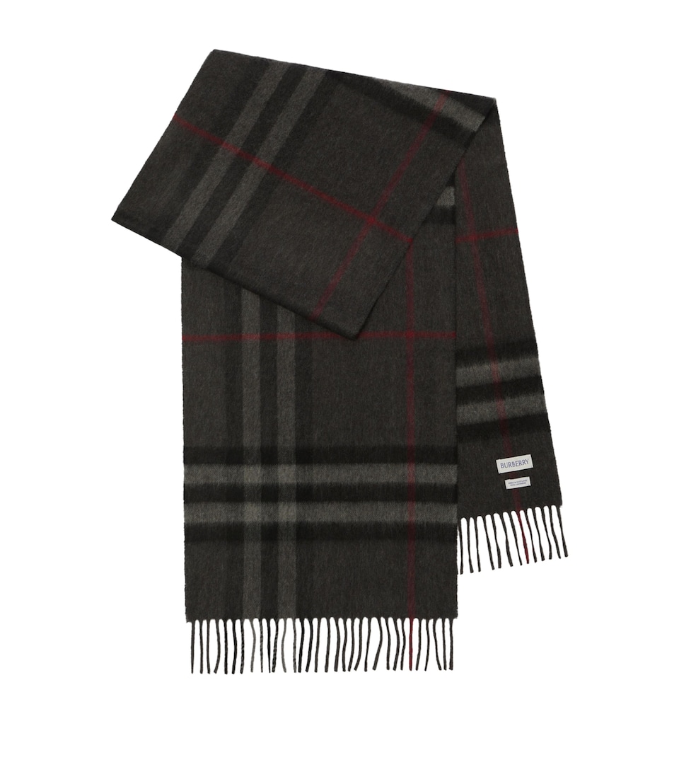 Cashmere Check Scarf