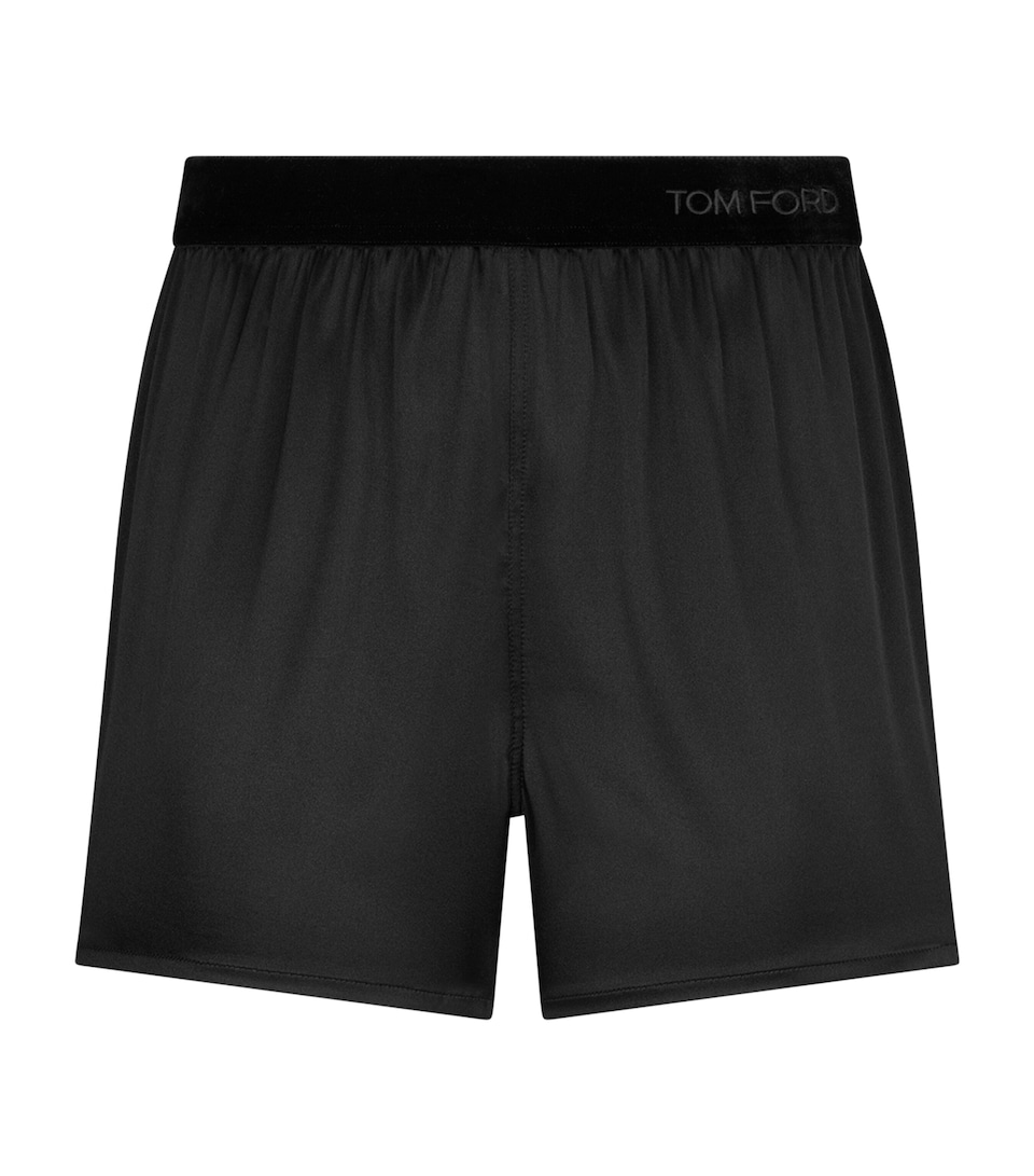 TOM FORD Womens Silk-Satin Pyjama Shorts Naa