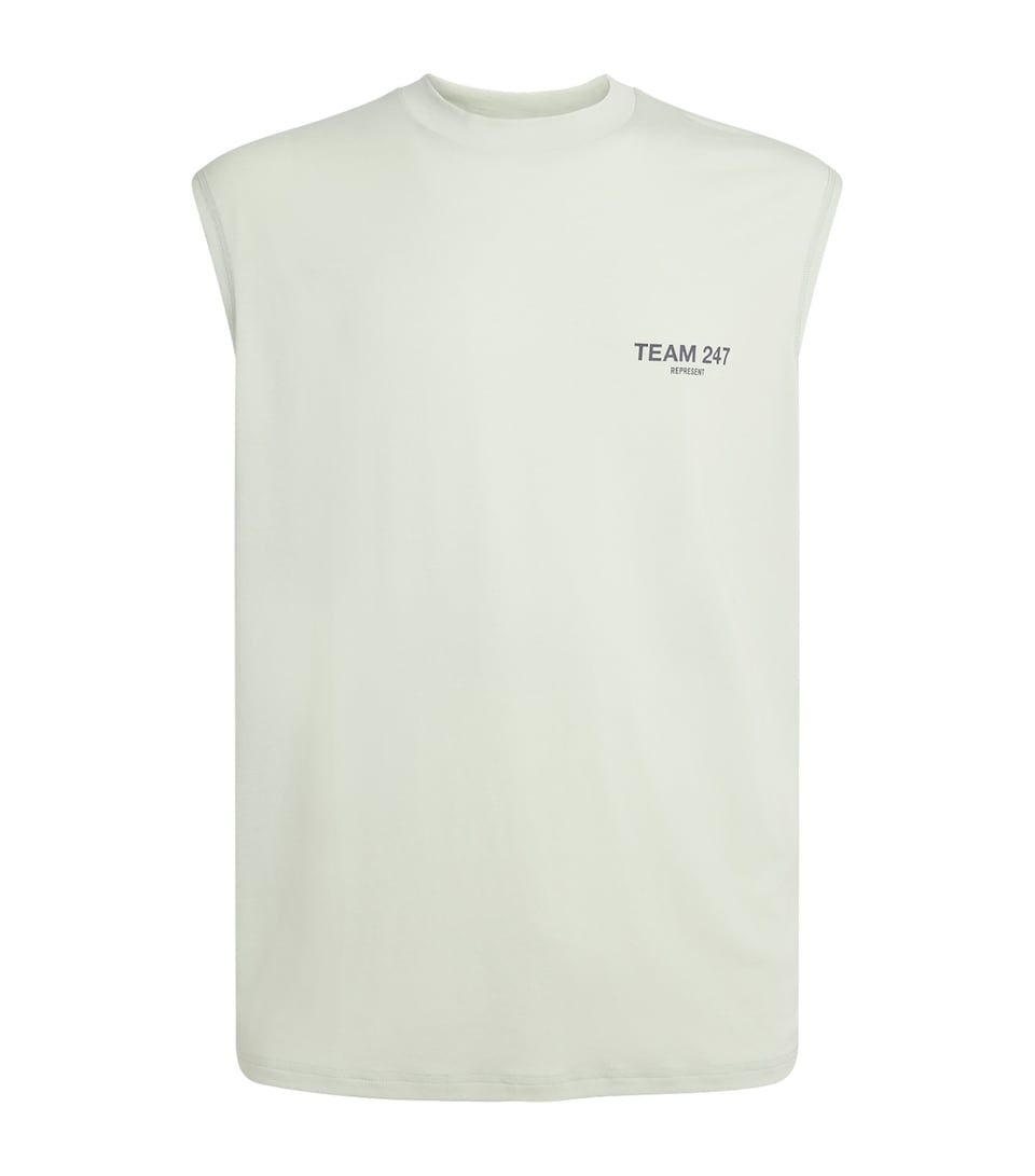 Represent 247 Mens Team Tank Top Fern/graphene