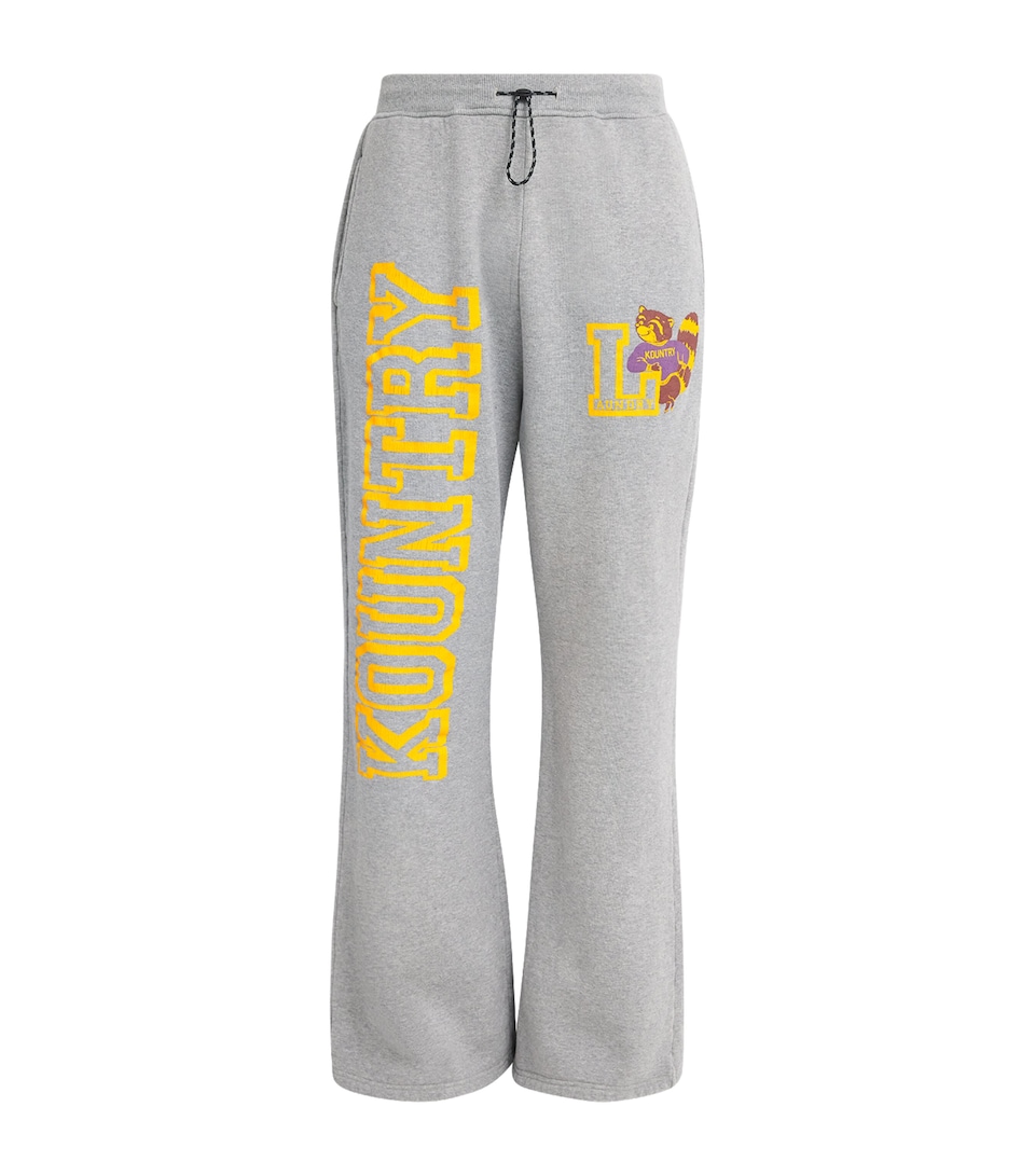 Graphic Straight Sweatpants