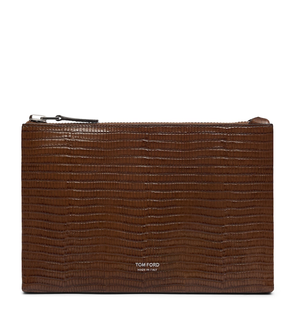 TOM FORD Large Calfskin Embossed Portfolio Bag Ebn