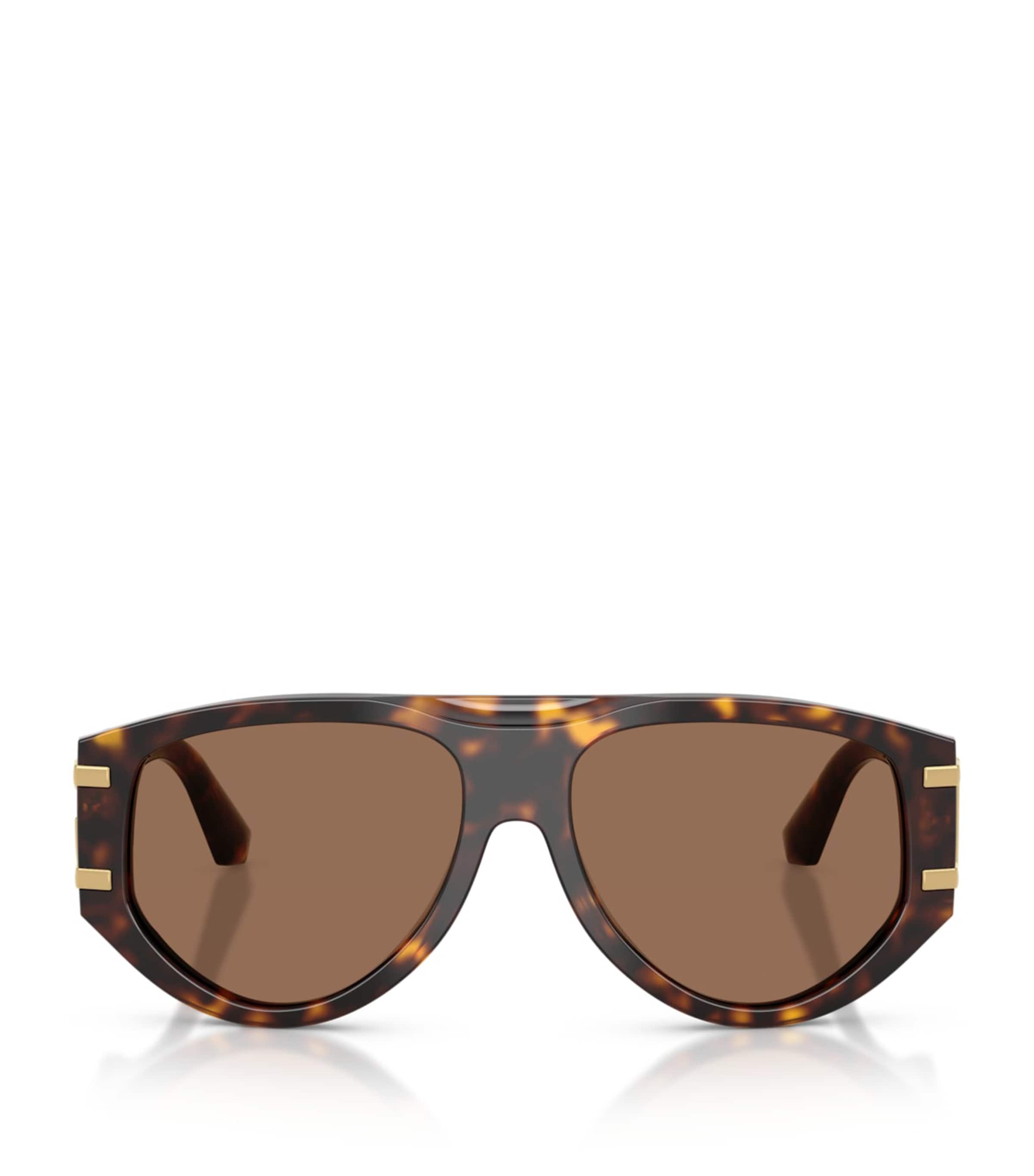 Alaïa Acetate Aviator Mask Sunglasses | Harrods US