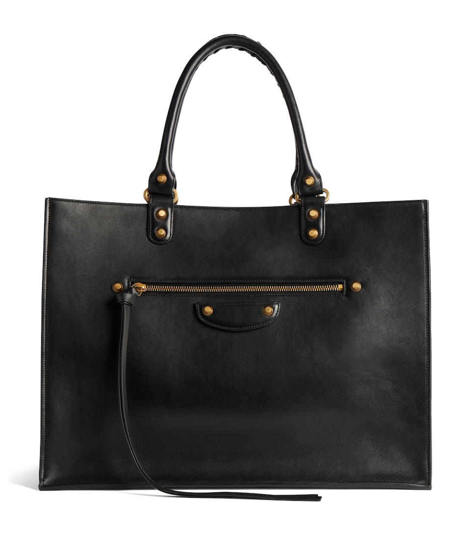 Balenciaga Large Leather Le City Tote Bag