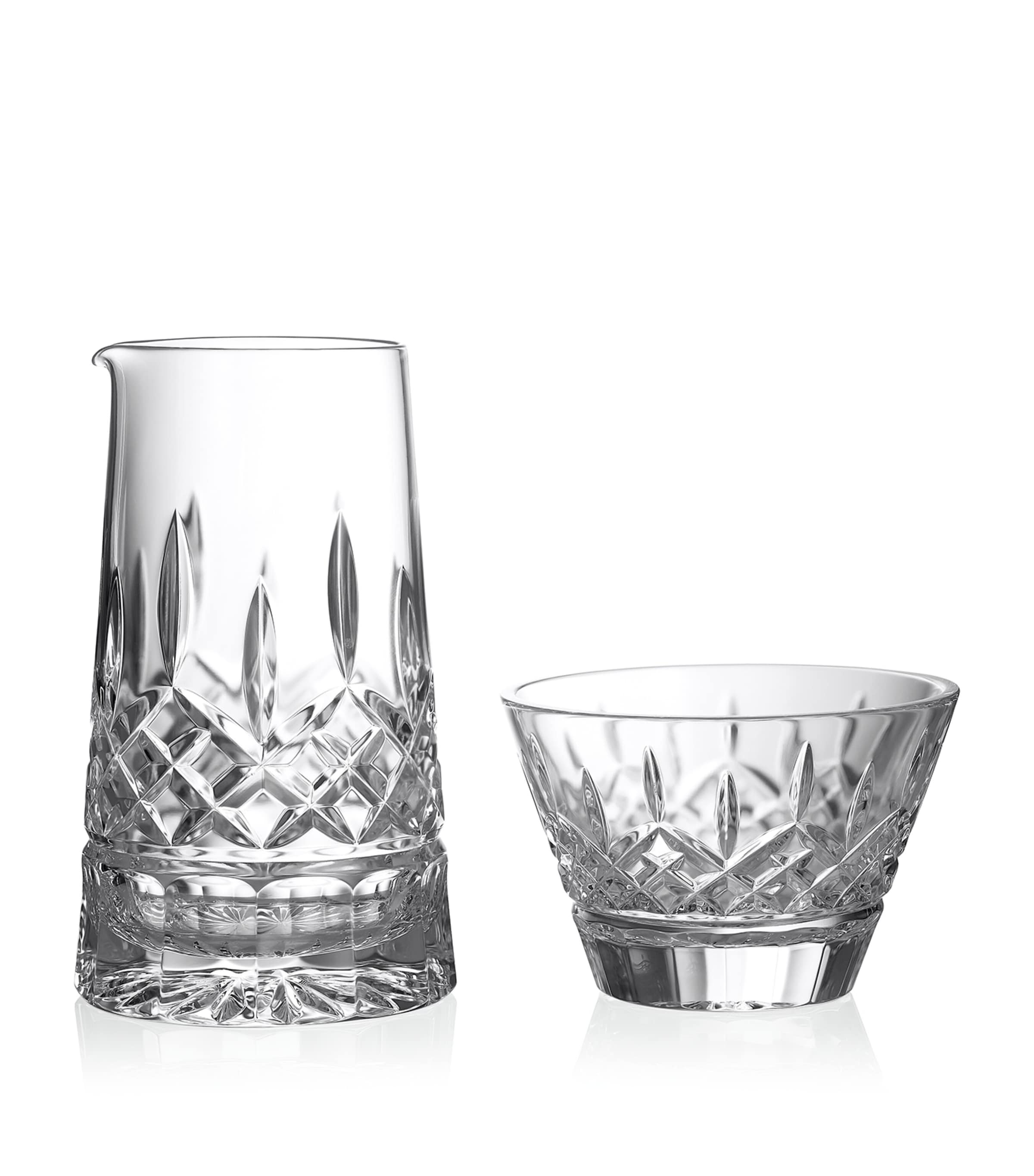 Waterford Lismore Sugar and Cream Set Clear