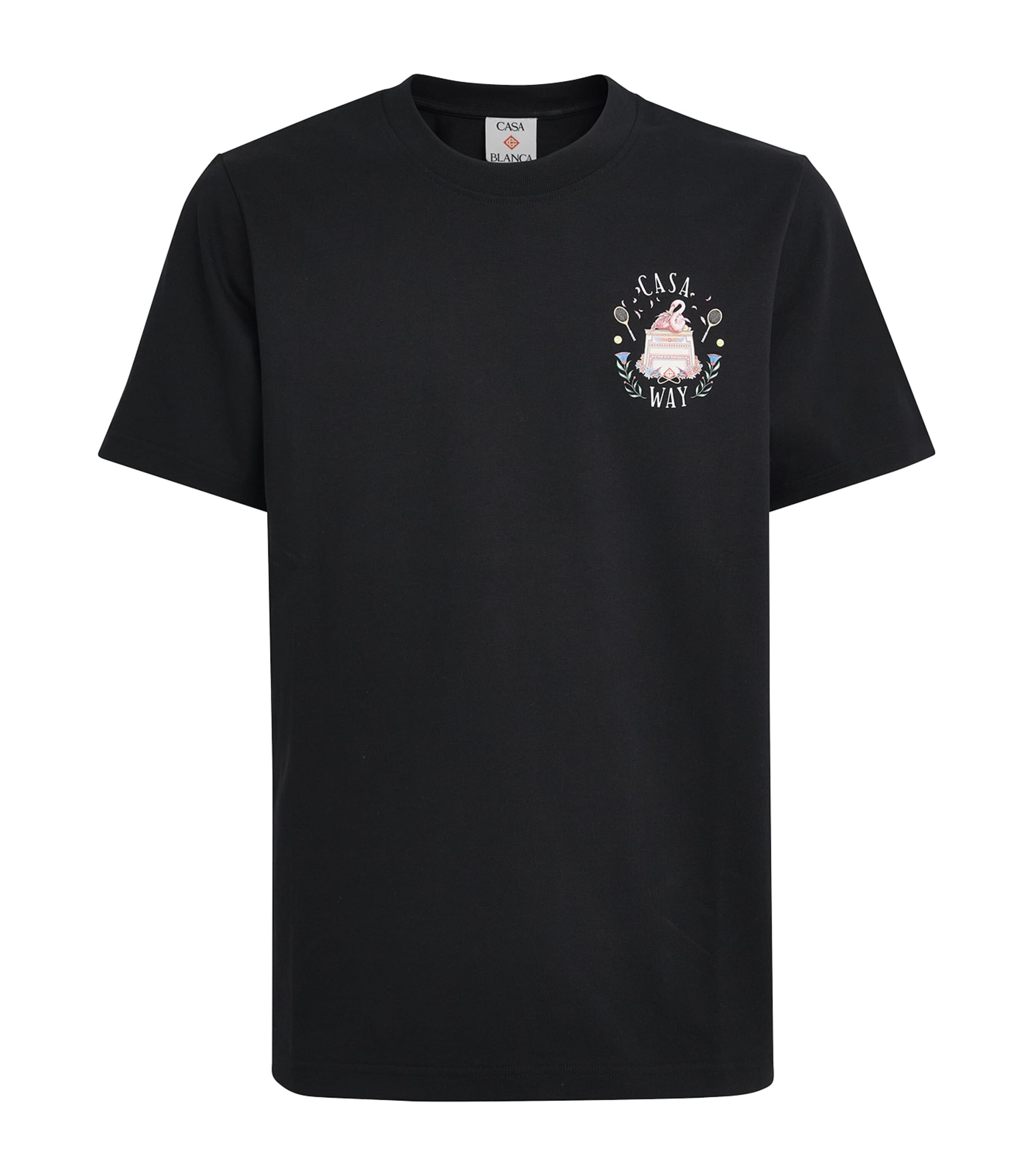 Casablanca Mens Organic Cotton Casa Way T-Shirt Casaway