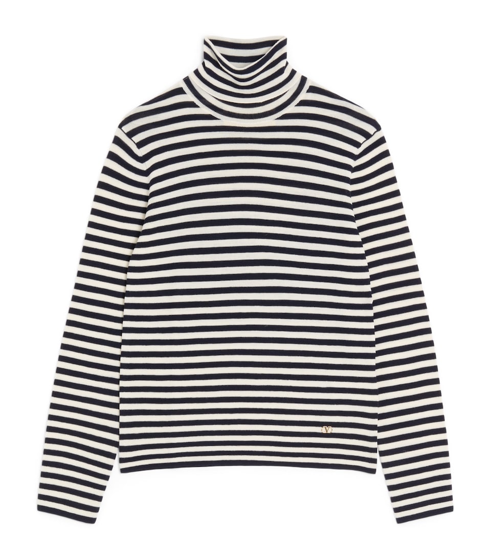 Wool Stripe VLogo Sweater