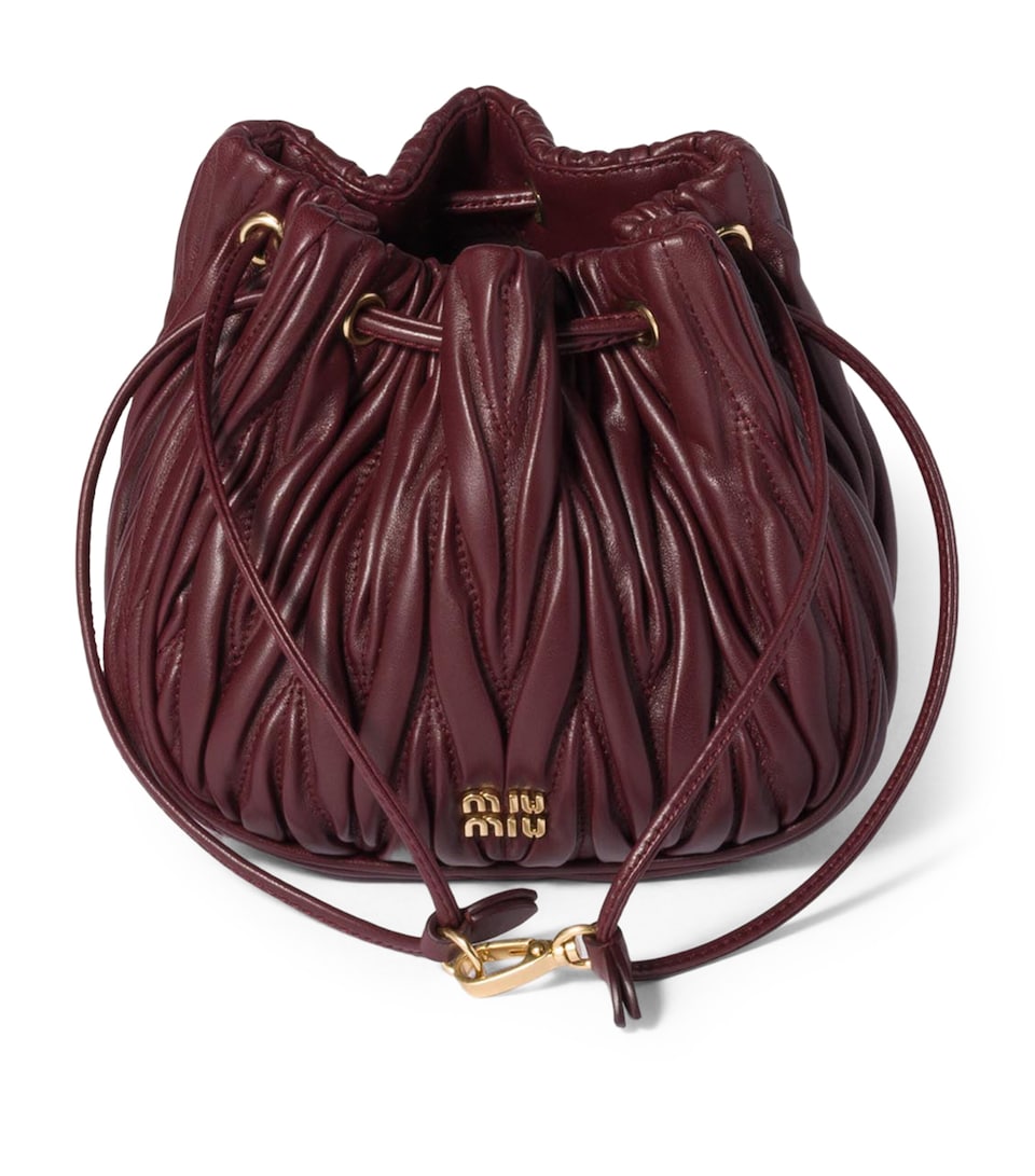 Matelassé Nappa Leather Pouch
