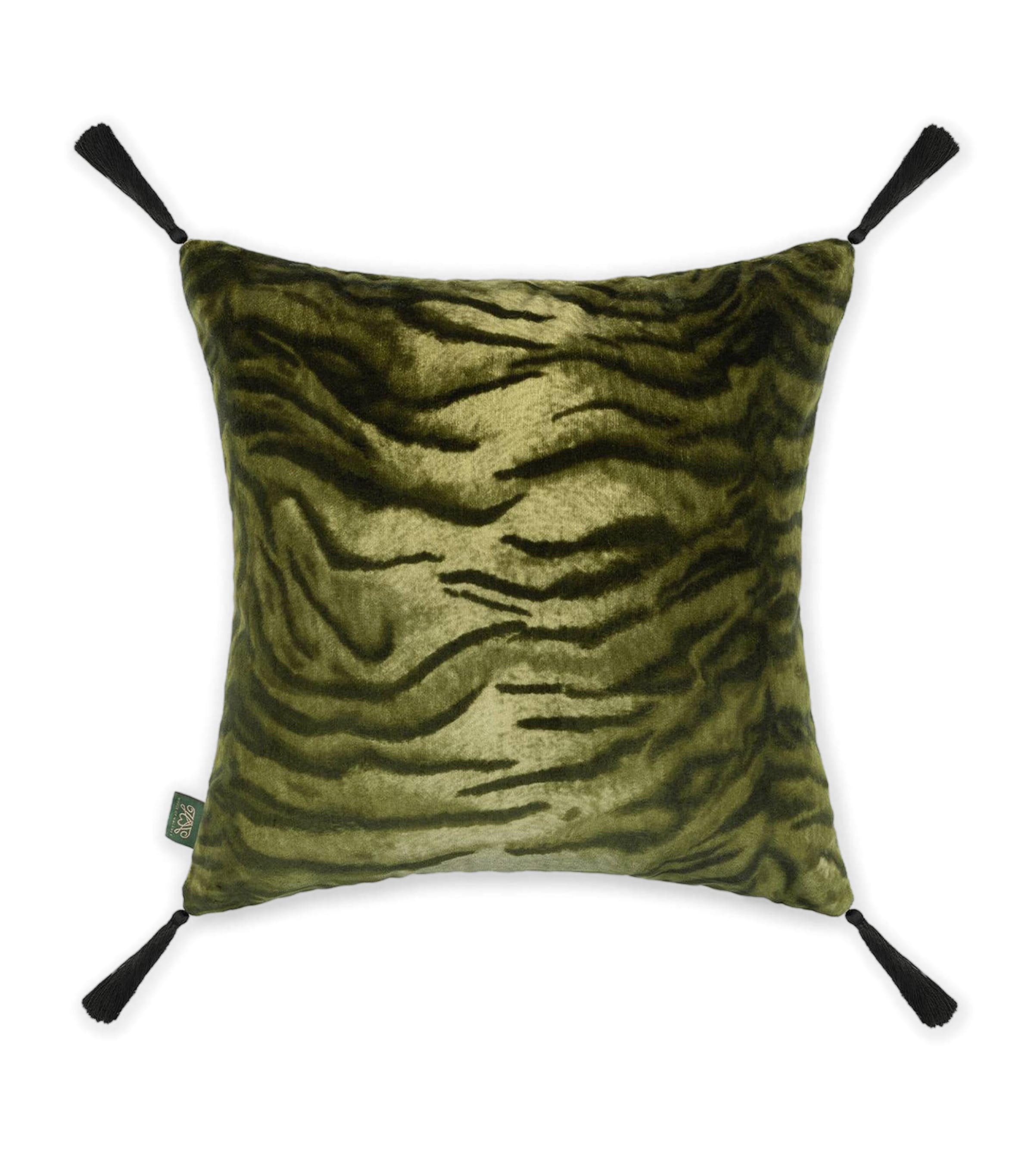 Velvet Caspian Tassel Cushion (45cm x 45cm)