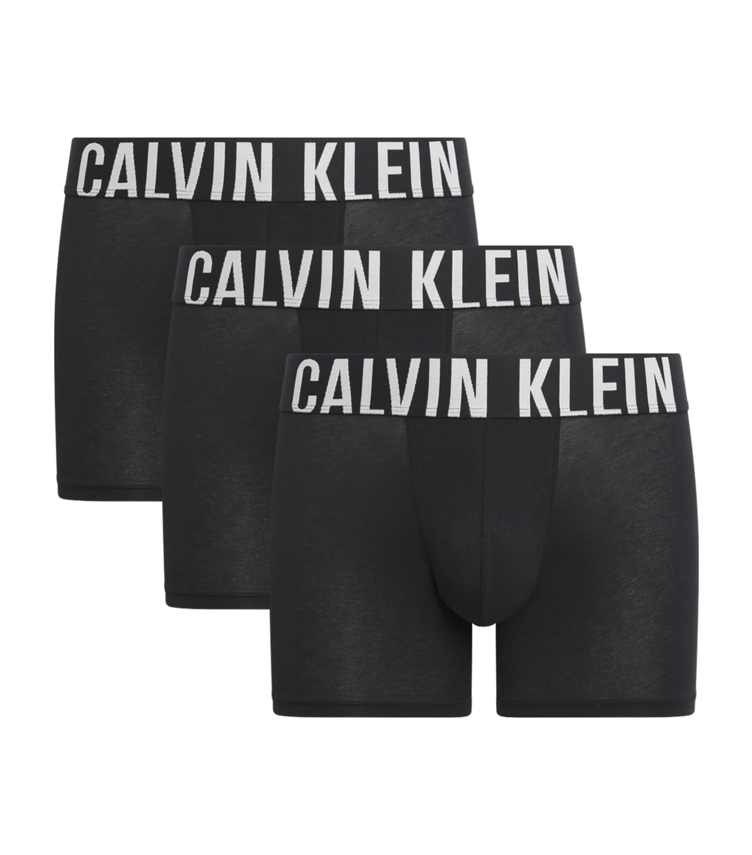 Calvin Klein Mens Intense Power Boxer Briefs (Pack of 3) Black, Black, Black